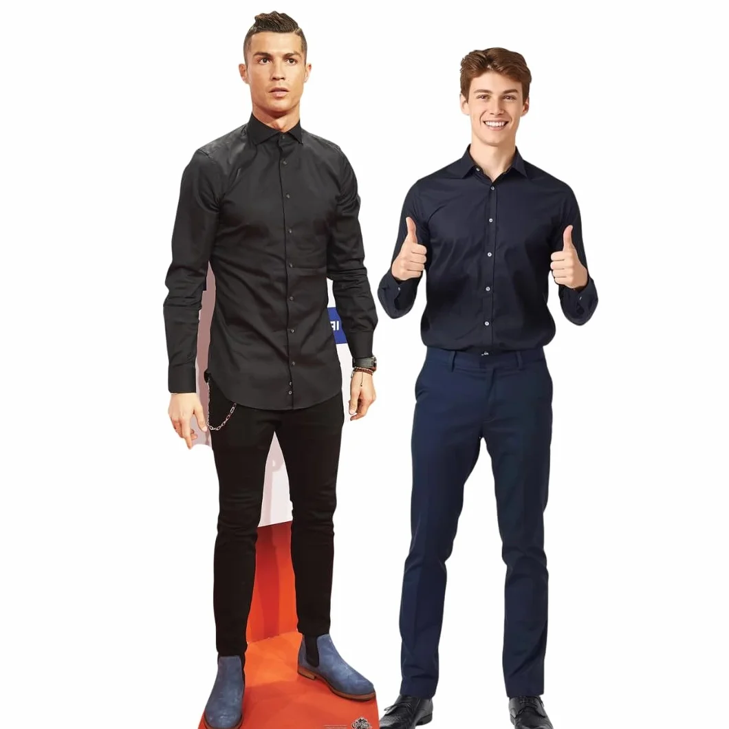 Karton z wycięciem Christiano Ronaldo, wielokolorowy, 181 cm