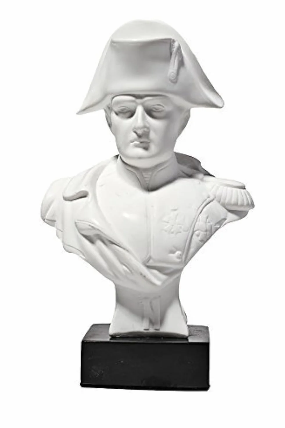 Francuski cesarz Napoleon Bonaparte marmur biust statuetka rzeźba biała 13 cm
