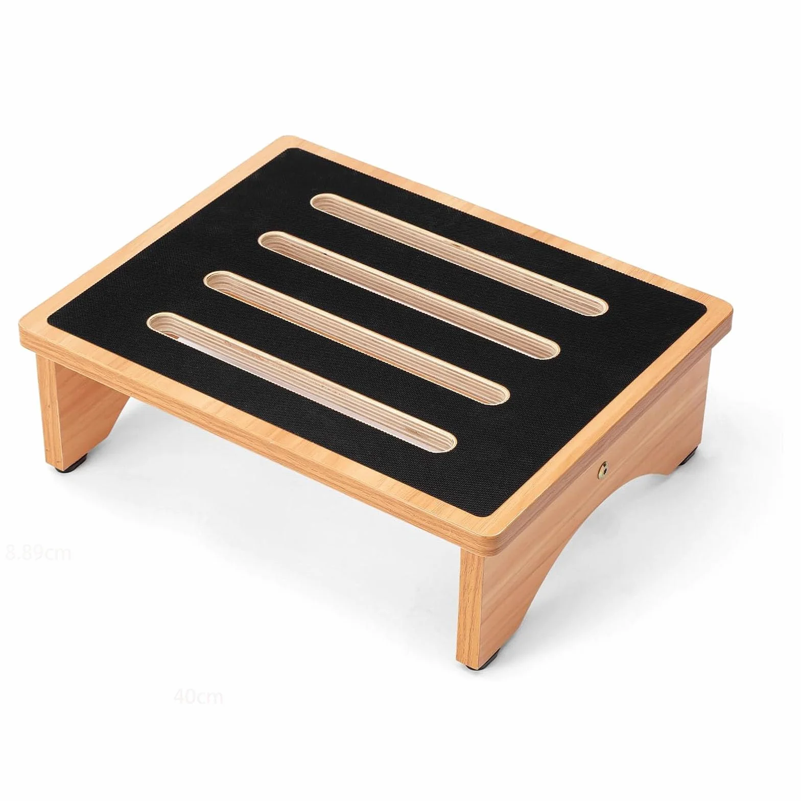 StrongTek Drewniany stołek do łóżka 12,5 cm dla dorosłych, stabilne schody do łóżka i prysznica, nośność 200 kg, wszechstronna pomoc w poruszaniu się dla seniorów, do użytku w kuchni, przenośna