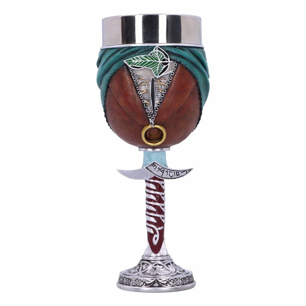 Nemesis Now Oficjalnie licencjonowany kielich Władca Pierścieni Frodo, brązowy, 19,5 cm
