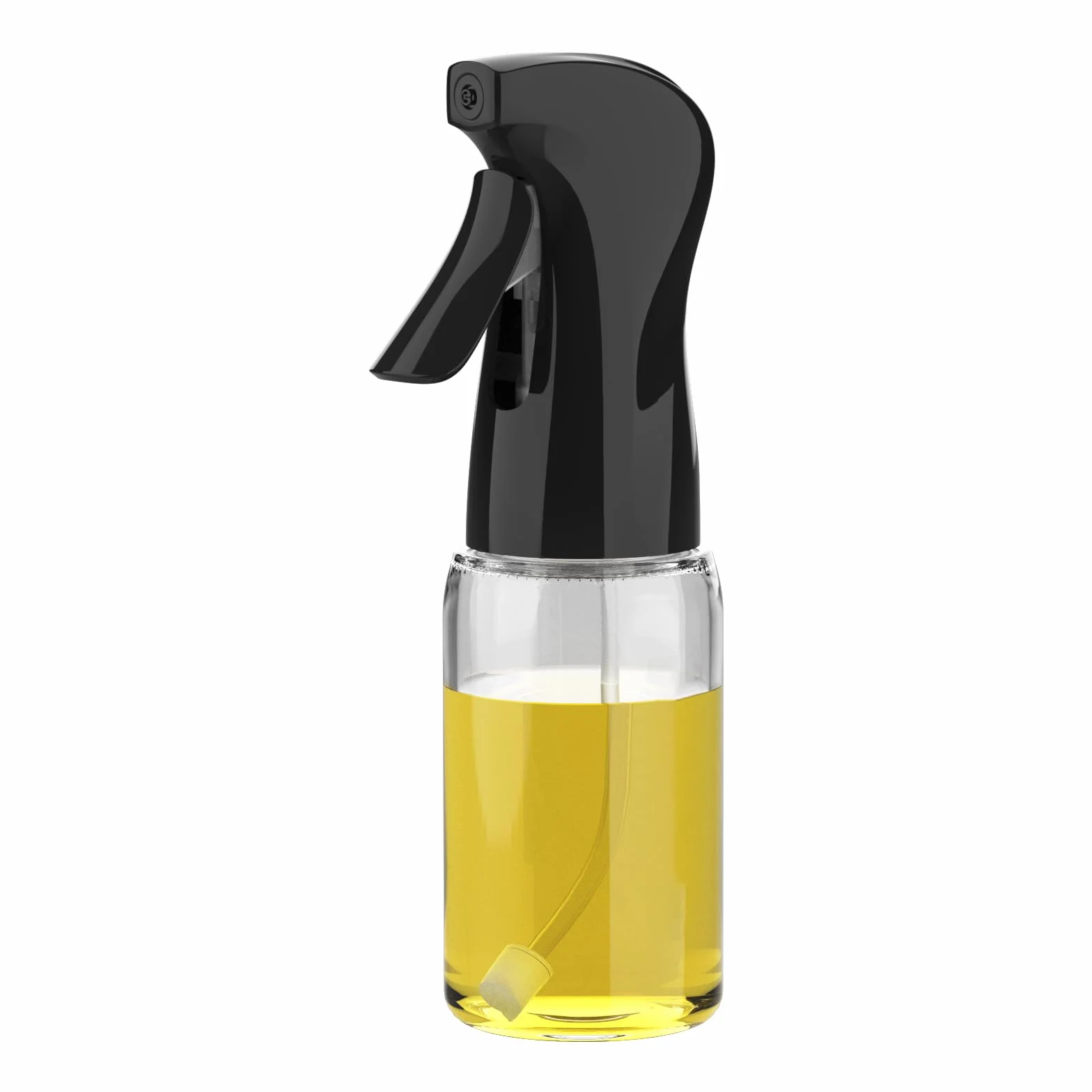 GRIFEMA Szklany Spray do Oleju 200 ml – Do Piekarnika i Frytkownicy Beztłuszczowej, Dyspenser Bez Kapania z Regulowaną Dyszą, Wielokrotnego Użytku do Oliwy i Octu, GE2003B