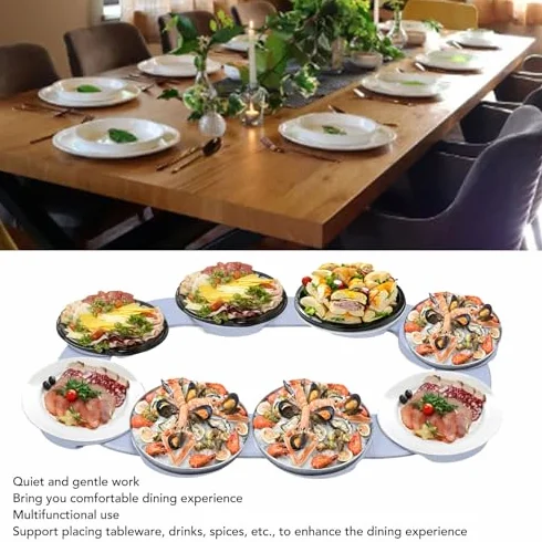 Gramofon Lazy Susan 360° Obrotowy Organizer na Żywność Wielofunkcyjny Przenośny