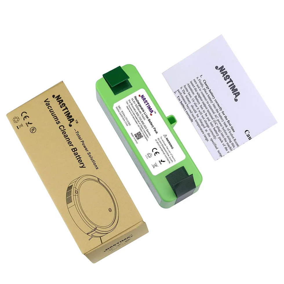 NASTIMA 14,8 V 5000 mAh akumulator litowo-jonowy do Roomba seria 900 800 700 600