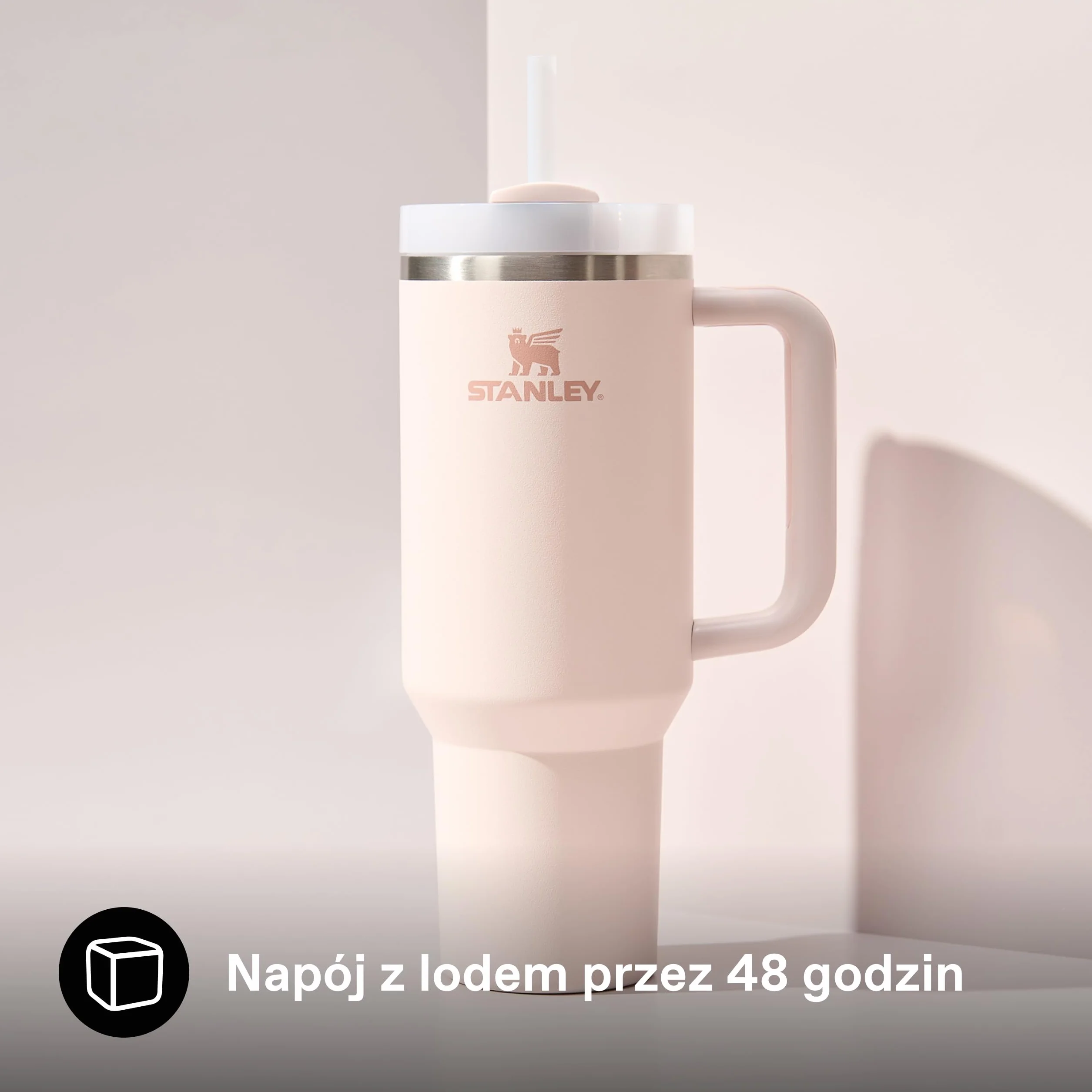 Stanley 1913 Quencher H2.0 FlowState Tumbler Kubek Ze Słomką Uchwytem Pokrywką 40 Godzin