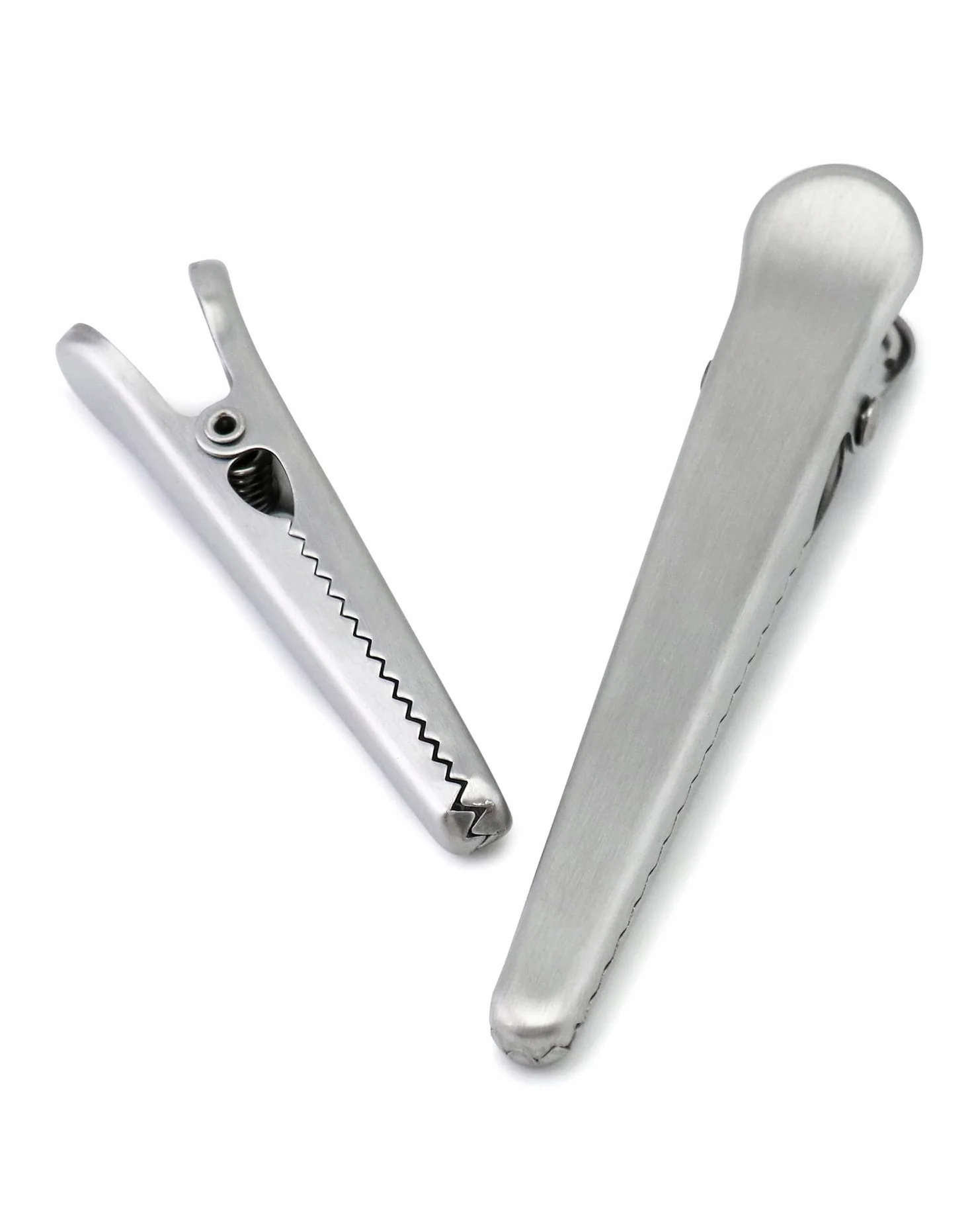 QWORK® Zestaw 10 klipsów uszczelniających ze stali nierdzewnej, klipsów uszczelniających 8 cm i 11,5 cm Klipsy do torebek Krokodylki do kuchni i domu