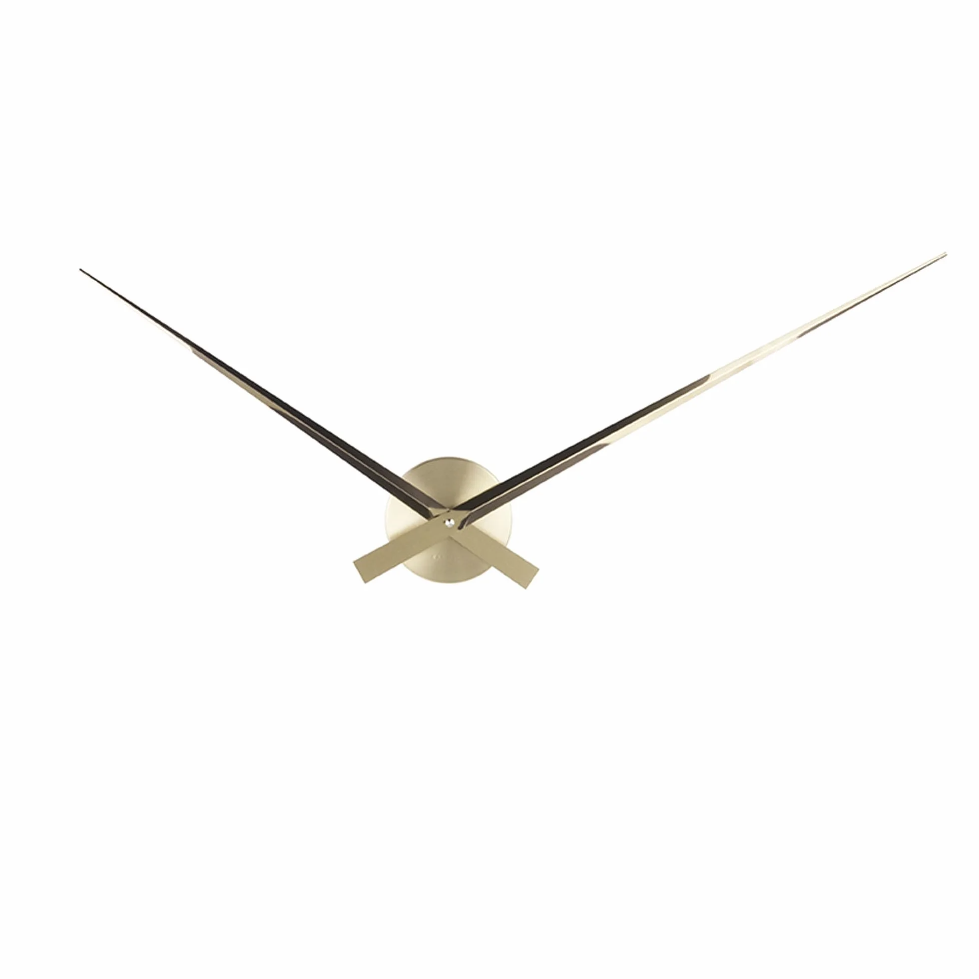 KARLSSON Zegar ścienny Little Big Time aluminium pozłacany 90 cm