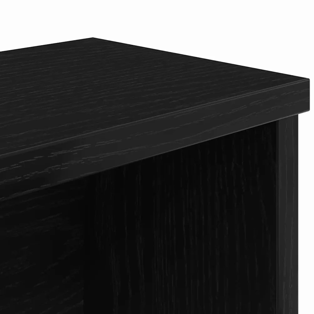 vidaXL Półki kuchenne składane, 2 szt., czarne, 60x15x16 cm, półka kuchenna do przechowywania, organizer do szafek, półka na blat kuchenny