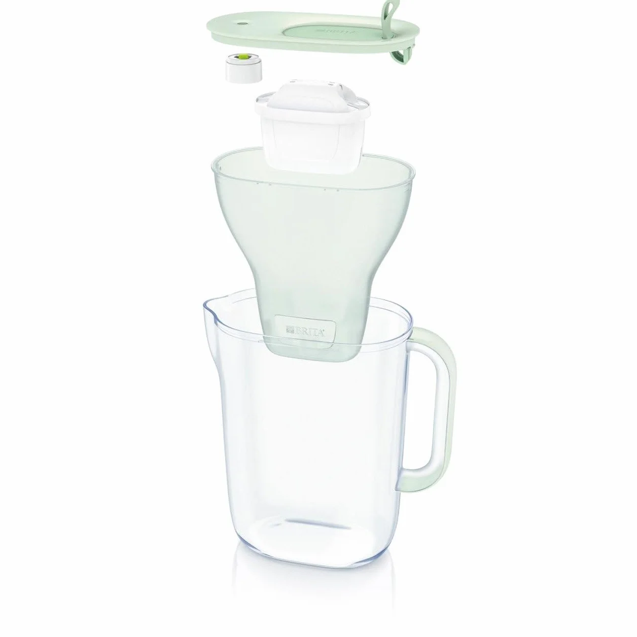 BRITA Dzbanek filtrujący do wody Style Eco zielony 2,4 l z wkładem Maxtra PRO All-in-1