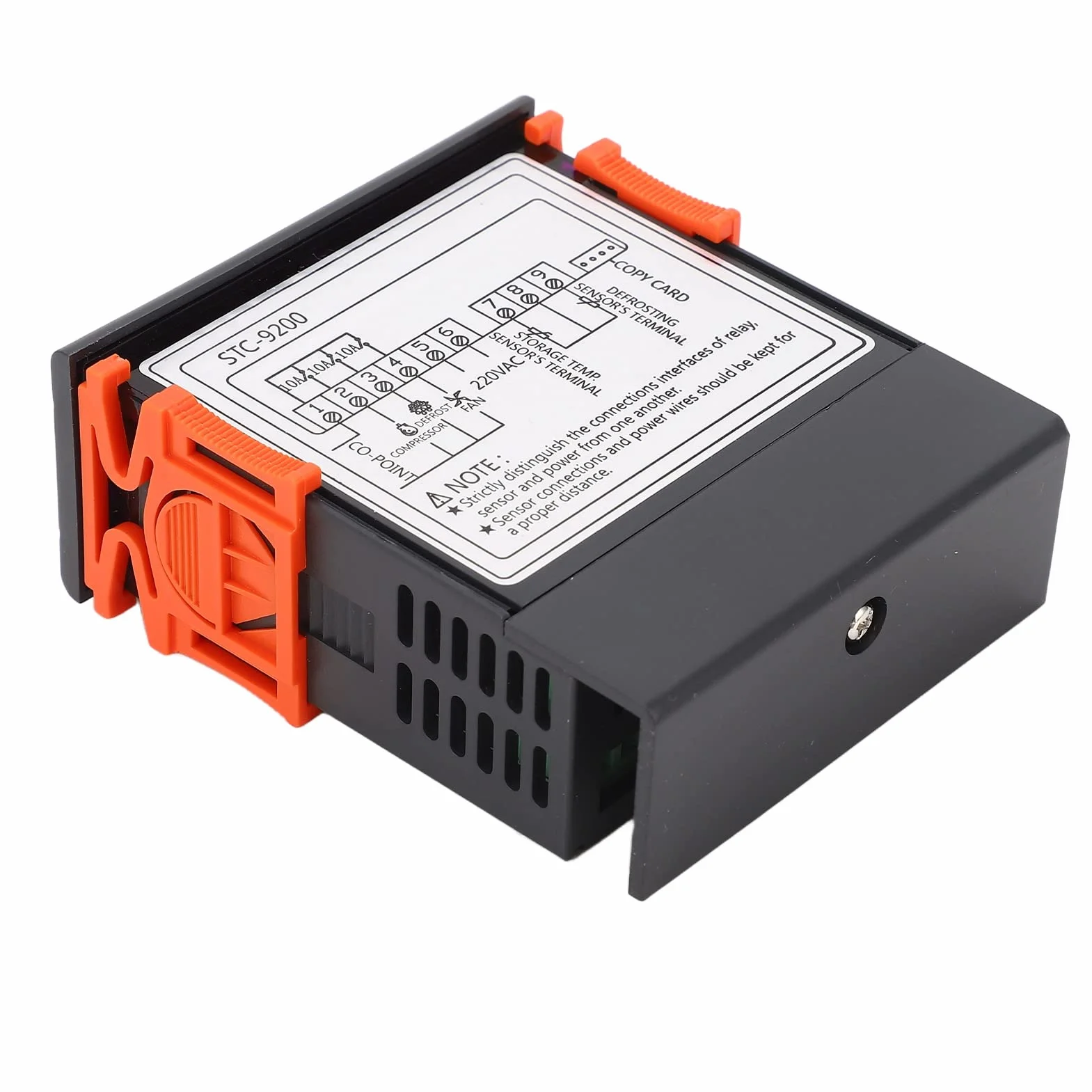 Cyfrowy Regulator Temperatury 9200 Termostat z Podwójnym Ekranem LED -50-50℃ 220 VAC do Komórek Chłodniczych Zamrażarka