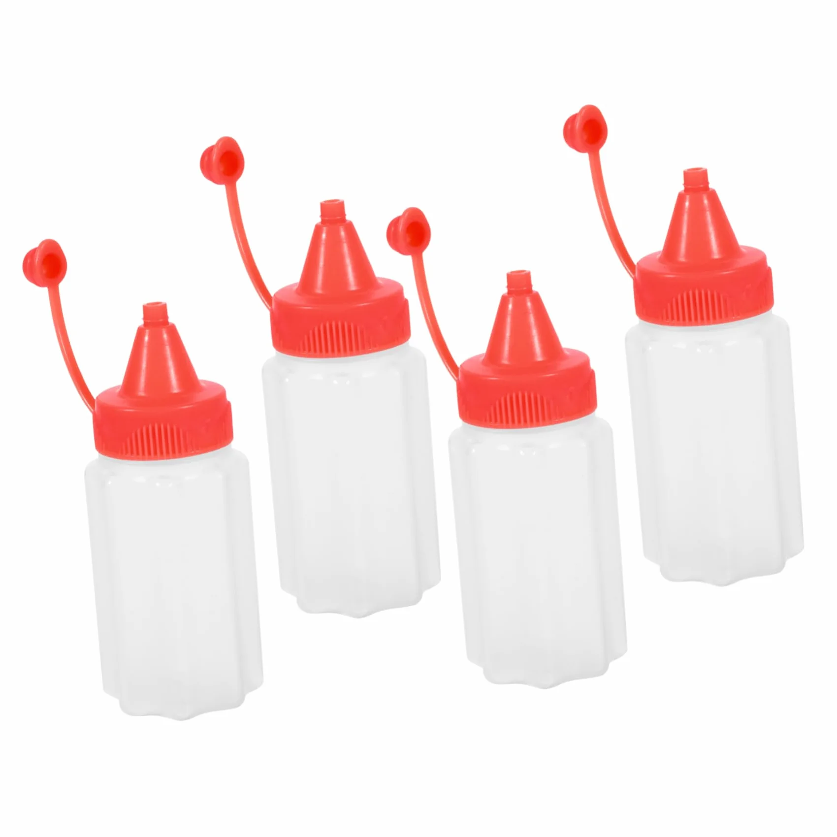 iplusmile Zestaw 4 Mini Butelka Ketchupu Dozująca Olej