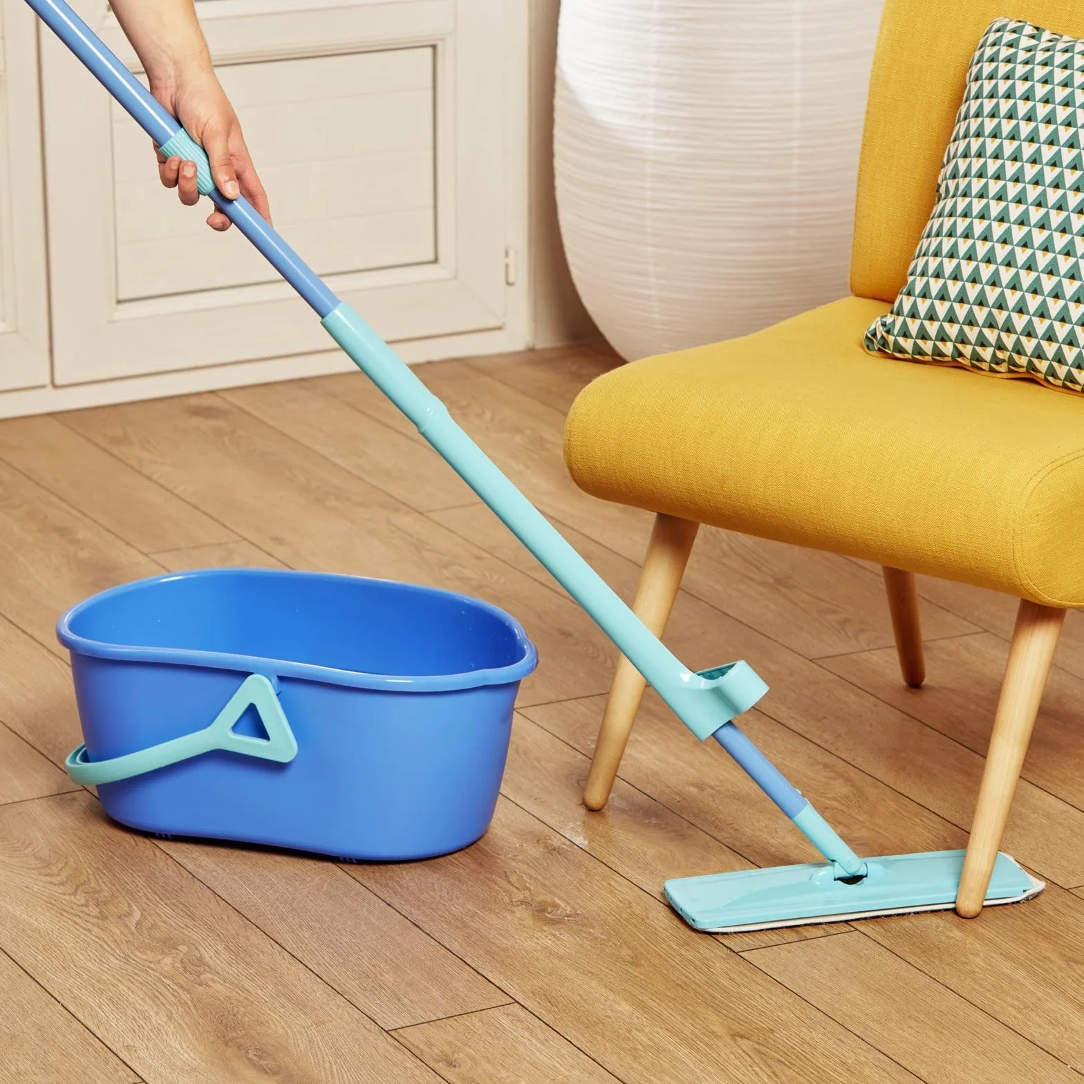 Spontex Easy System Max+ mop podłogowy z mikrofibry z systemem wykręcania