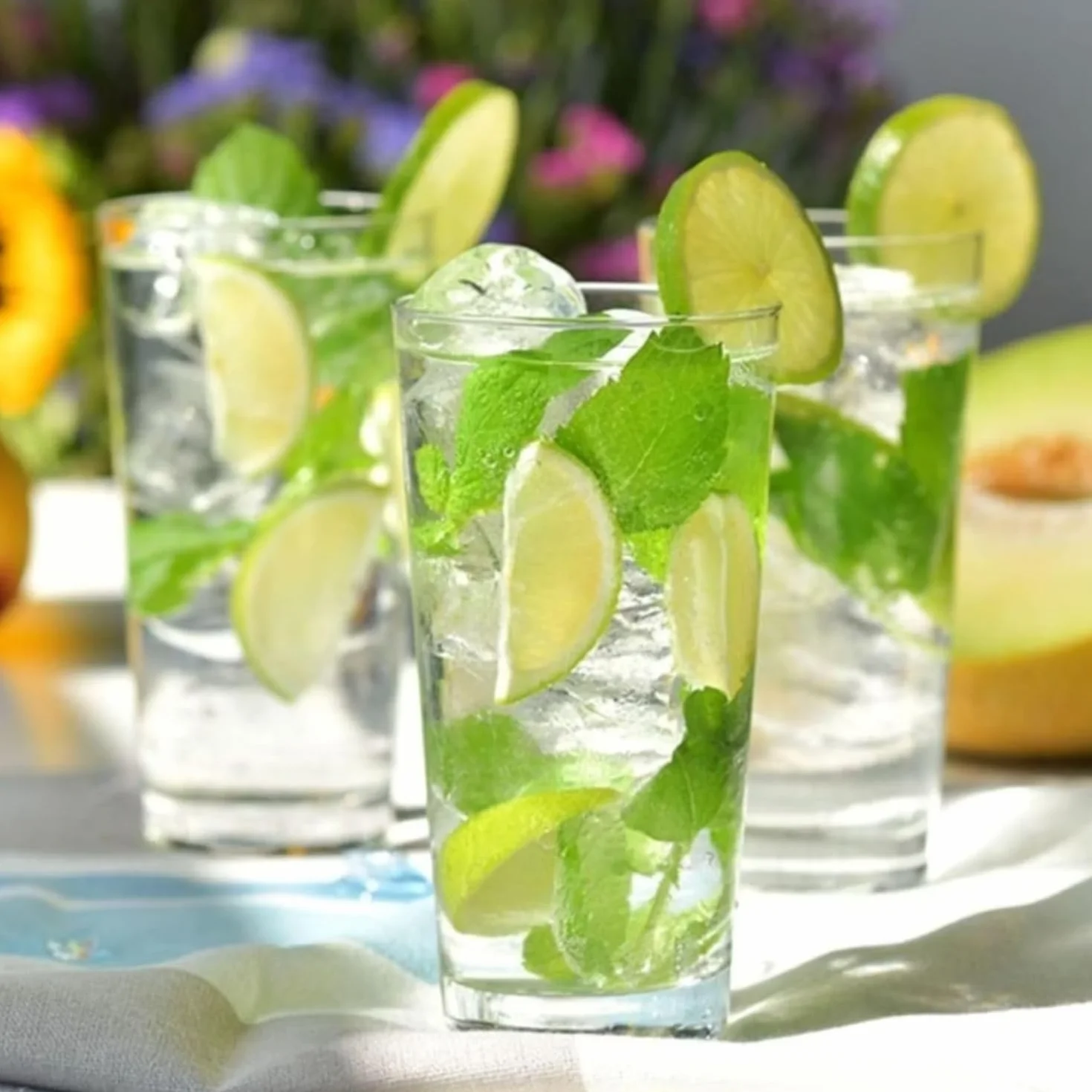 KROSNO Szklanki do Wody 380 ml Zestaw 6 Sztuk Kolekcja Pure
