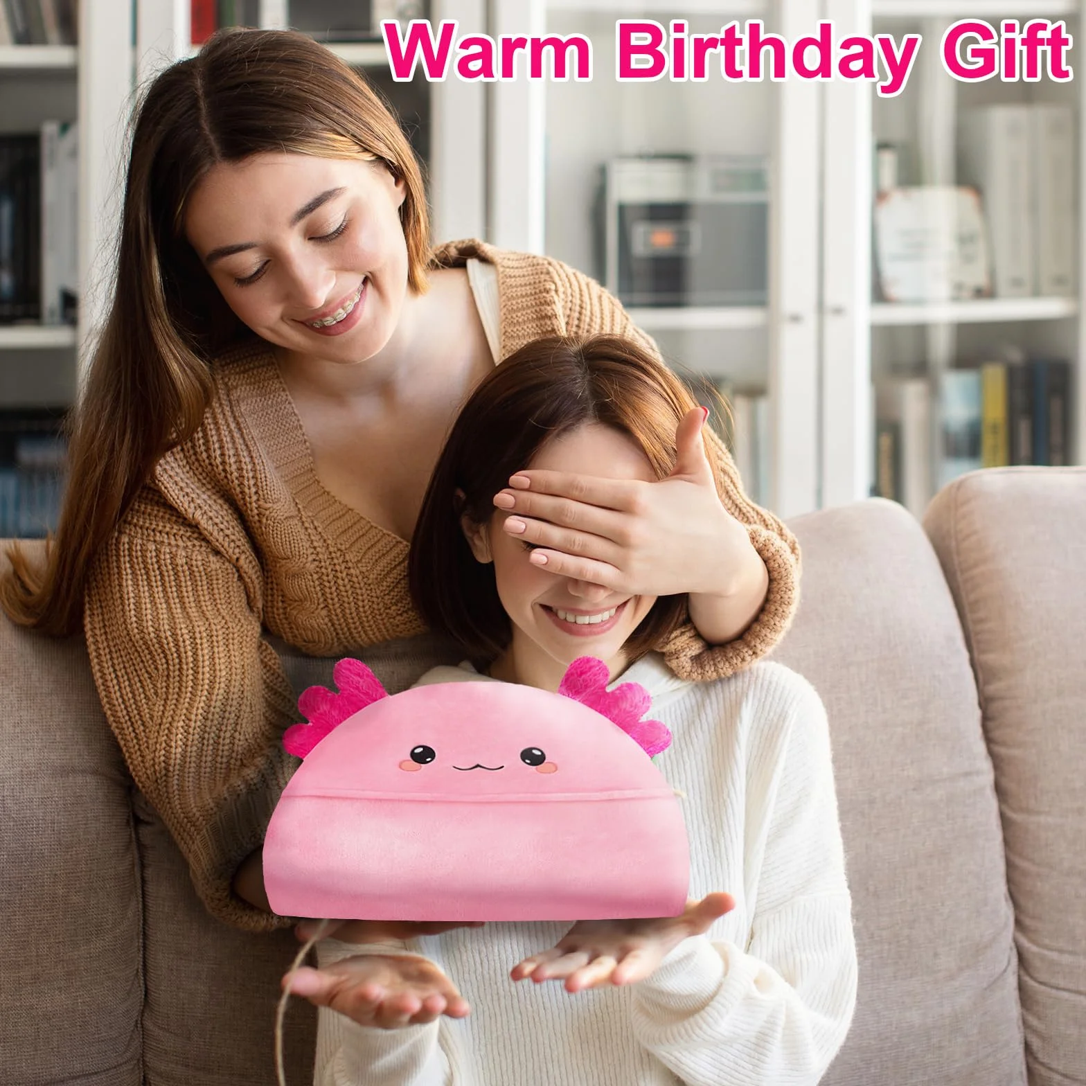 SQEQE Koc do noszenia ponadwymiarowy koc z kapturem kawaii bluza z kapturem prezenty dla kobiet dziewcząt mężczyzn dorosłych 127 x 152 cm