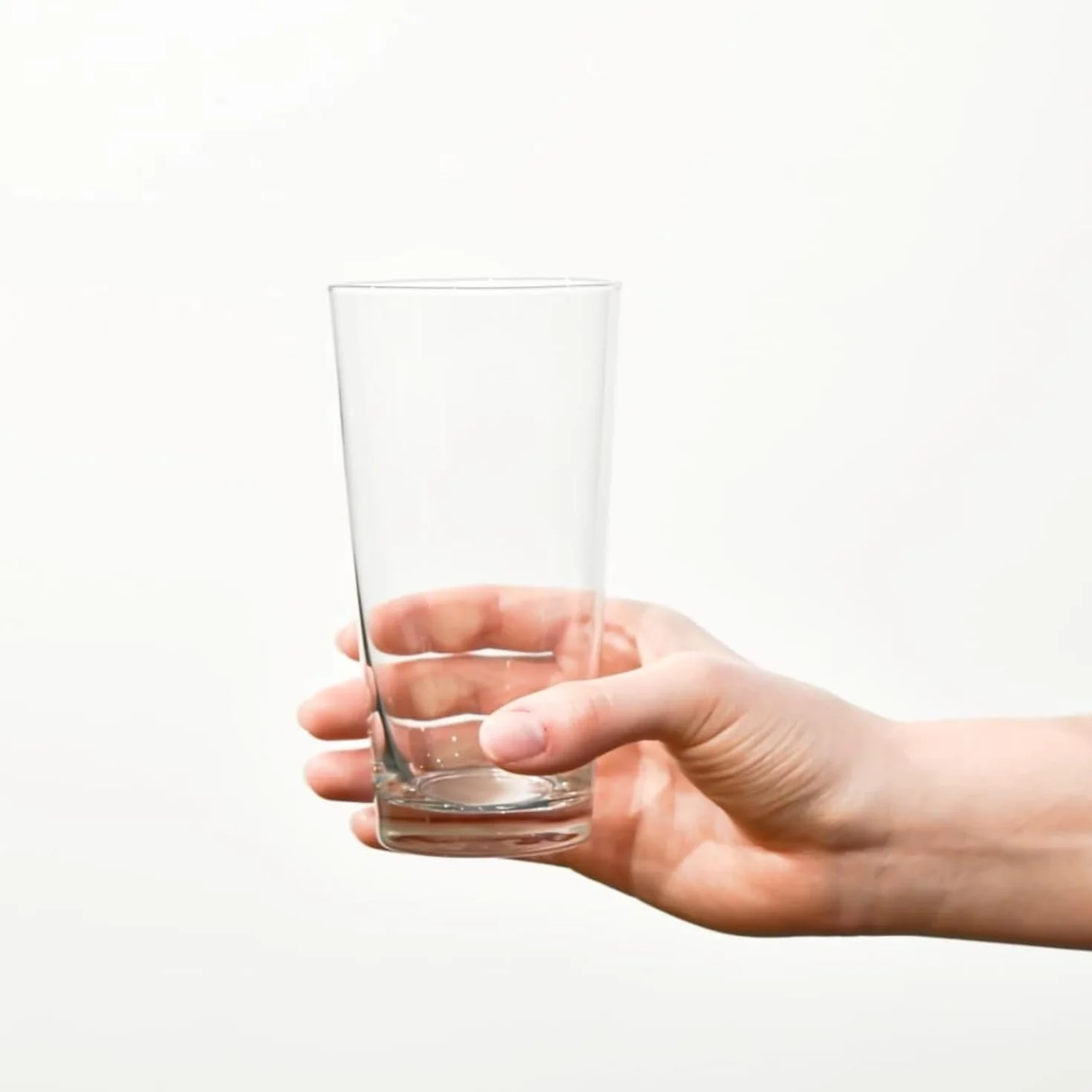 KROSNO Szklanki do Wody 380 ml Zestaw 6 Sztuk Kolekcja Pure