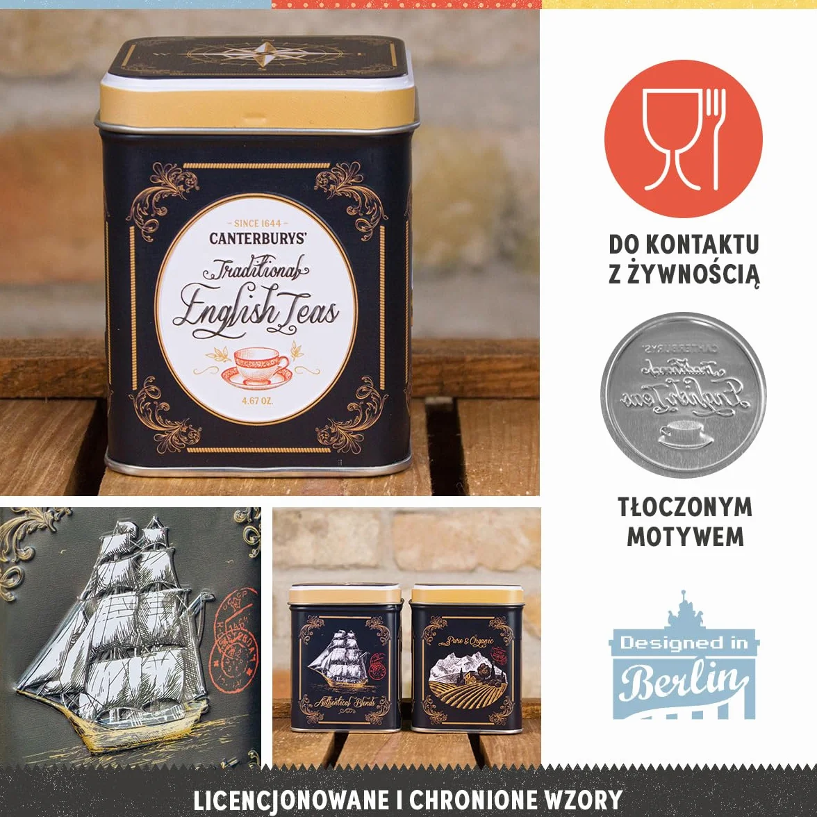 Nostalgic-Art Retro 31304 Puszka na Herbatę, Vintage, na 100 g