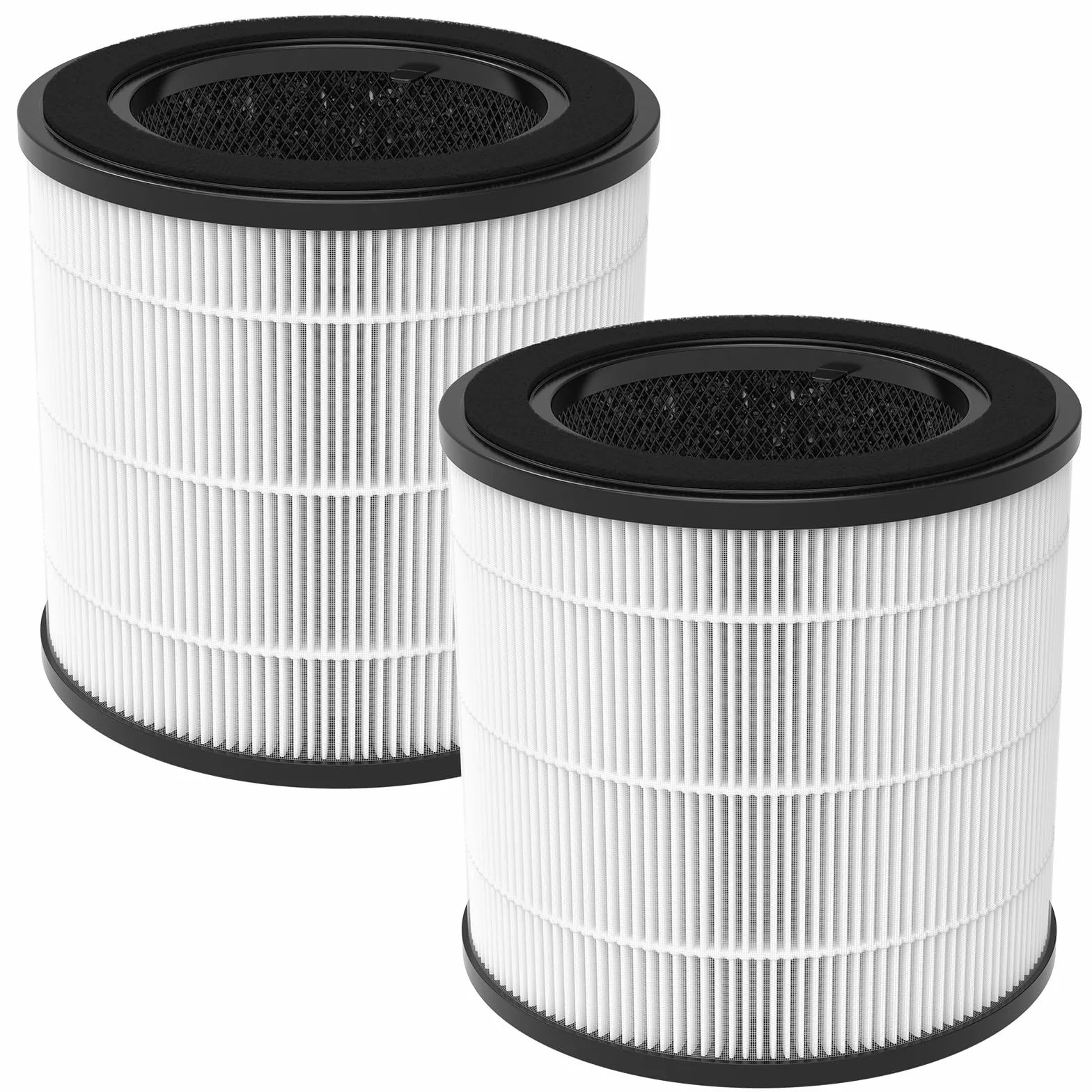 2 sztuki filtrów zapasowych Kompatybilne z oczyszczaczem powietrza Philips 800 Series - AC0830/10 AC0820/30 AC0820/10 AC0819/10, 3-w-1 filtr HEPA i filtr węglowy i filtr wstępny, numer części FY0194