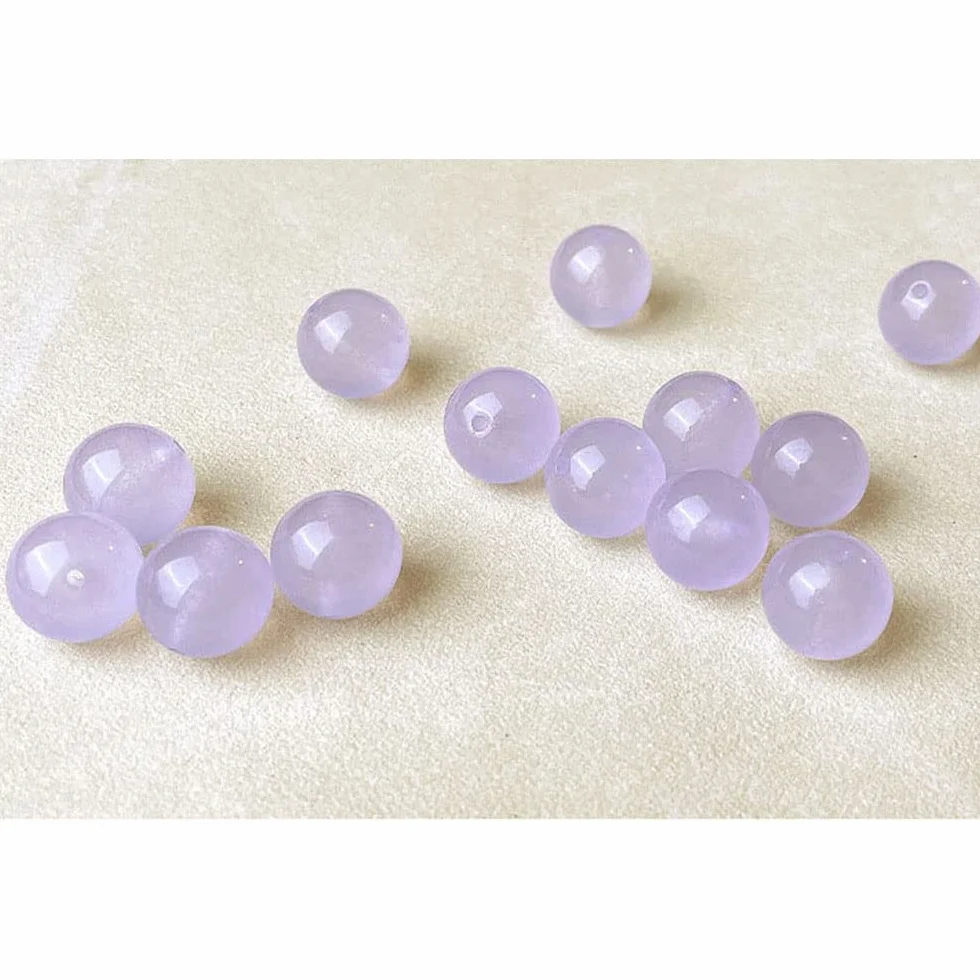 Buddha Bead Meditation Necklace Natural Hand-Holding Rosary Prayer Chanting Beads for Men Women Purple