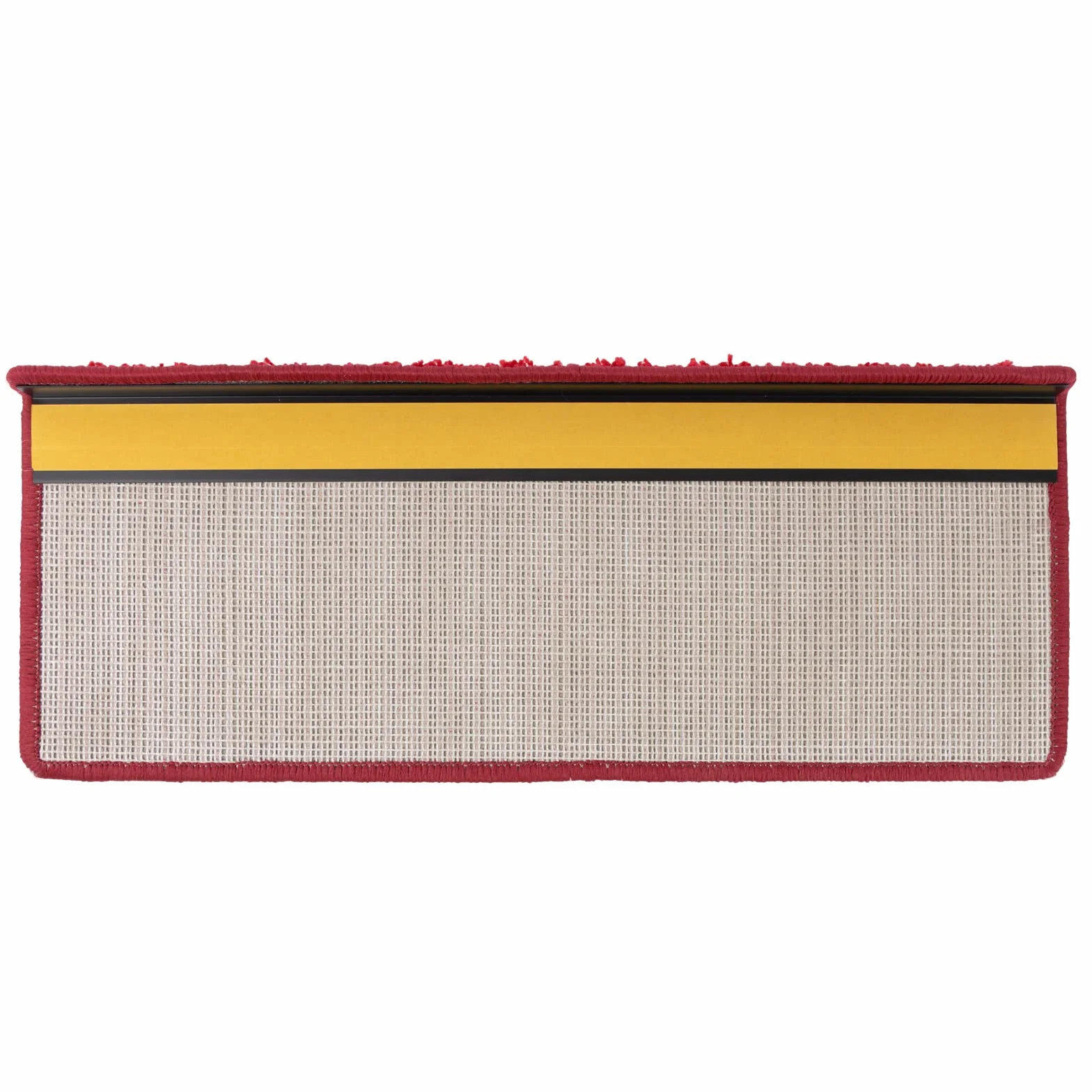 Floordirekt Shaggy Barcelona mata na schody 65 x 23,5 cm czerwona prostokątna