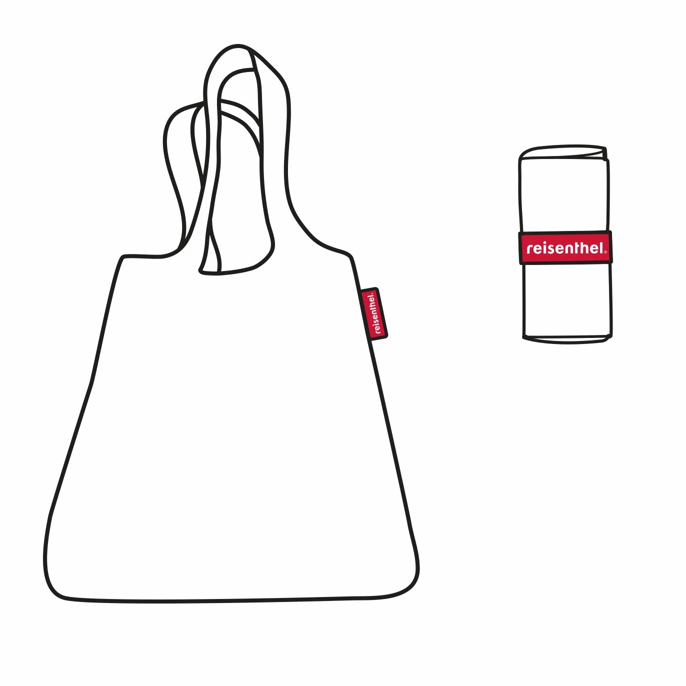 reisenthel Mini Maxi Shopper składany wodoodporny plecak czerwony