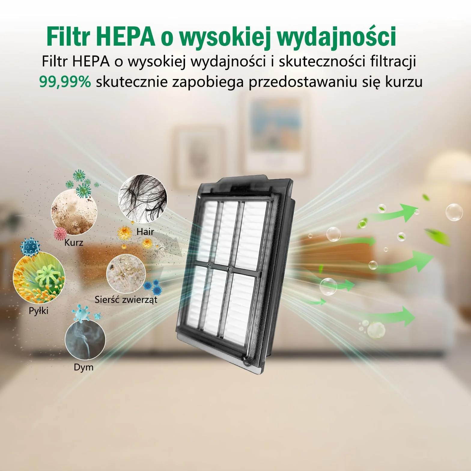 Zestaw 22 akcesoriów do robota odkurzającego iRobot Roomba Plus 405/505/507 Combo części zamienne, 1 szczotka główna, 6 worków do kurzu, 4 szczotki boczne, 6 filtrów HEPA, 4 ściereczki do