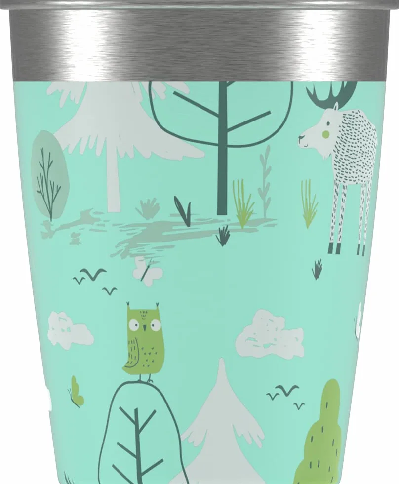 SIGG Zestaw Kubków Ze Stali Nierdzewnej Dla Dzieci 4 x 0,35 l