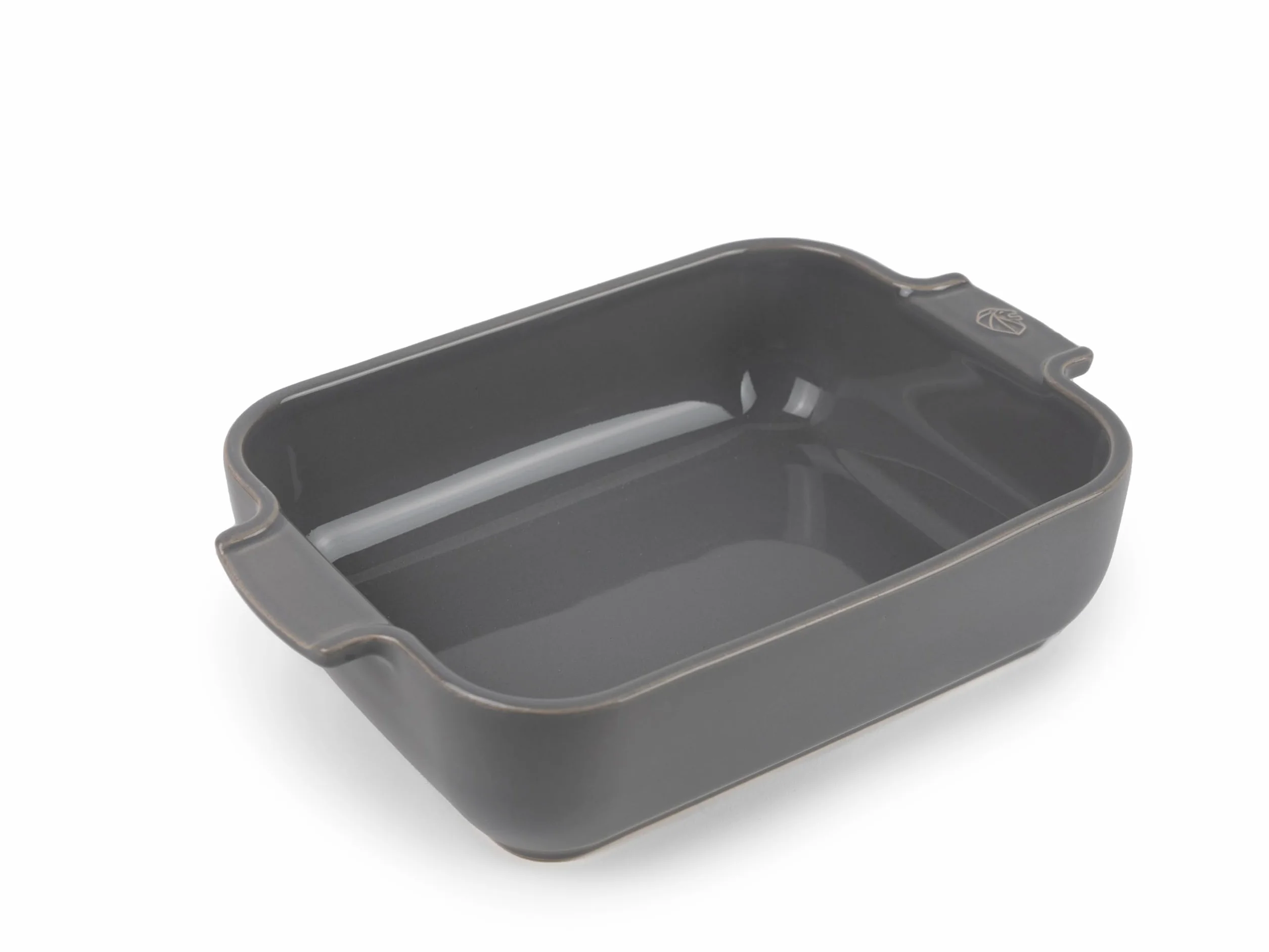 PEUGEOT - Prostokątne naczynie ceramiczne - 25 cm x 16,8 cm x 6,2 cm - Pojemność : 1,4 l - Gwarancja 10 lat - Wyprodukowano we Francji - Jasnoszary kolor