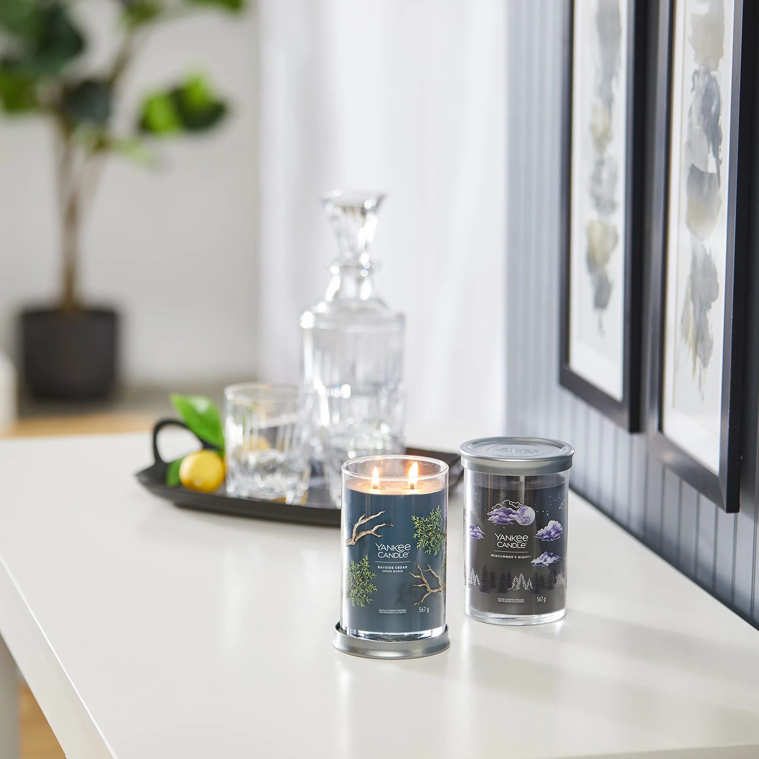 Yankee Candle Signature Świeca Zapachowa Tumbler Midsummer's Night Wosk Sojowy