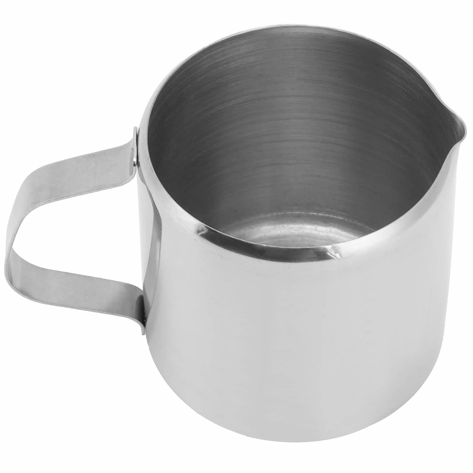 Kubek do Spieniania Mleka, Dzbanek do Spieniania Mleka o Pojemności 150 Ml Dzbanek do Kawy ze Stali Nierdzewnej 304 Kubek do Kawy i Mleka Kubek do Spieniania Mleka dla Rodzin,