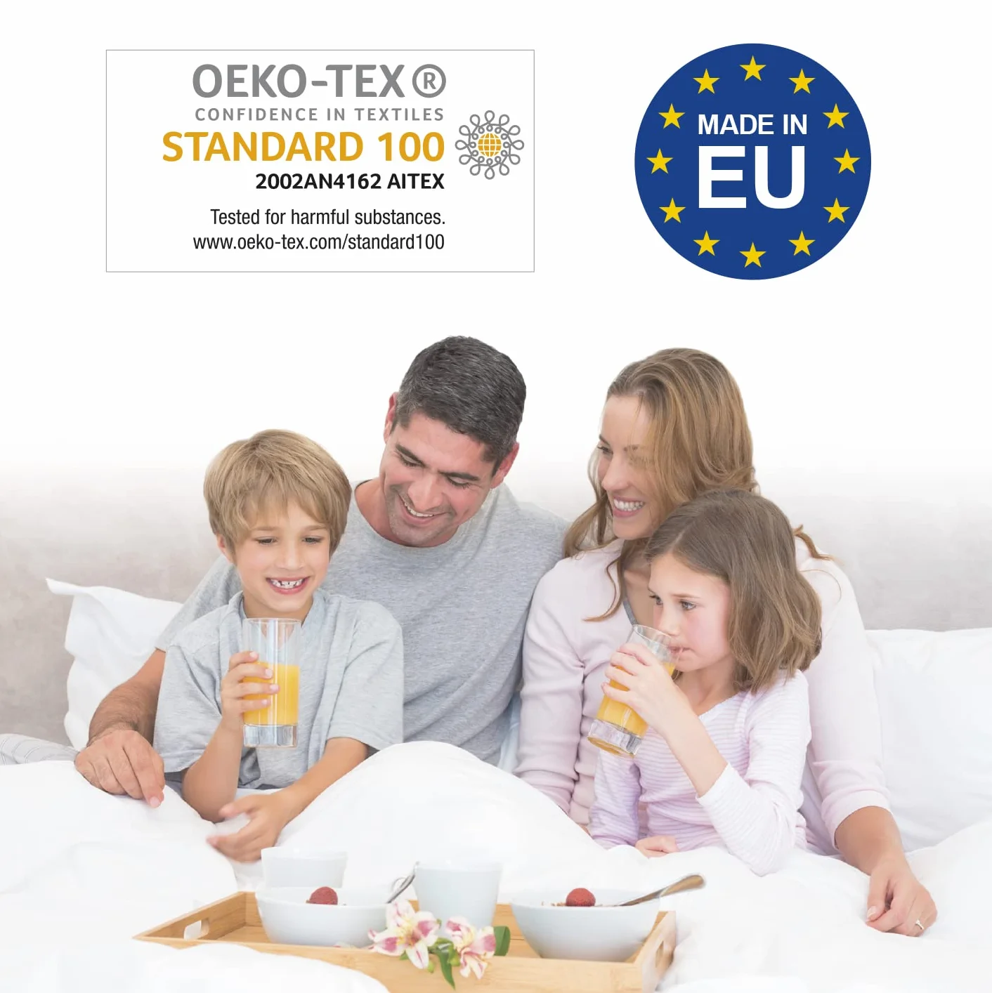Wodoodporna i oddychająca osłona na materac 100% Bambus frotte 200x190/200cm