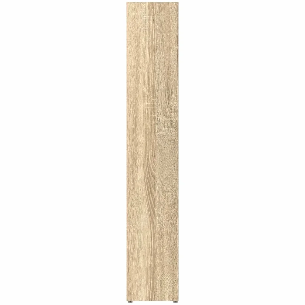 vidaXL Szafki na płyty CD, 2 szt., dąb sonoma, 21x16x93,5 cm, płyta