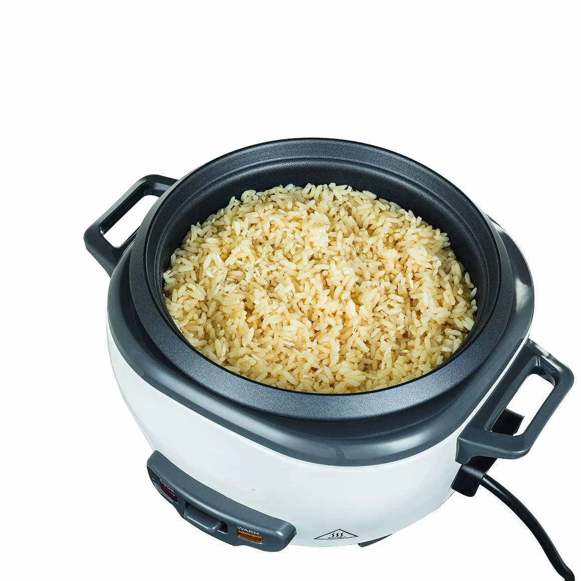 Russell Hobbs szybkowar, ryżowar, pojemność 0,8l, wyjmowany garnek, funkcja podtrzymywania ciepła, pokrywka ze szkła hartowanego, stal nierdzewna, moc 300W, biały, Szybkowar 27030-56