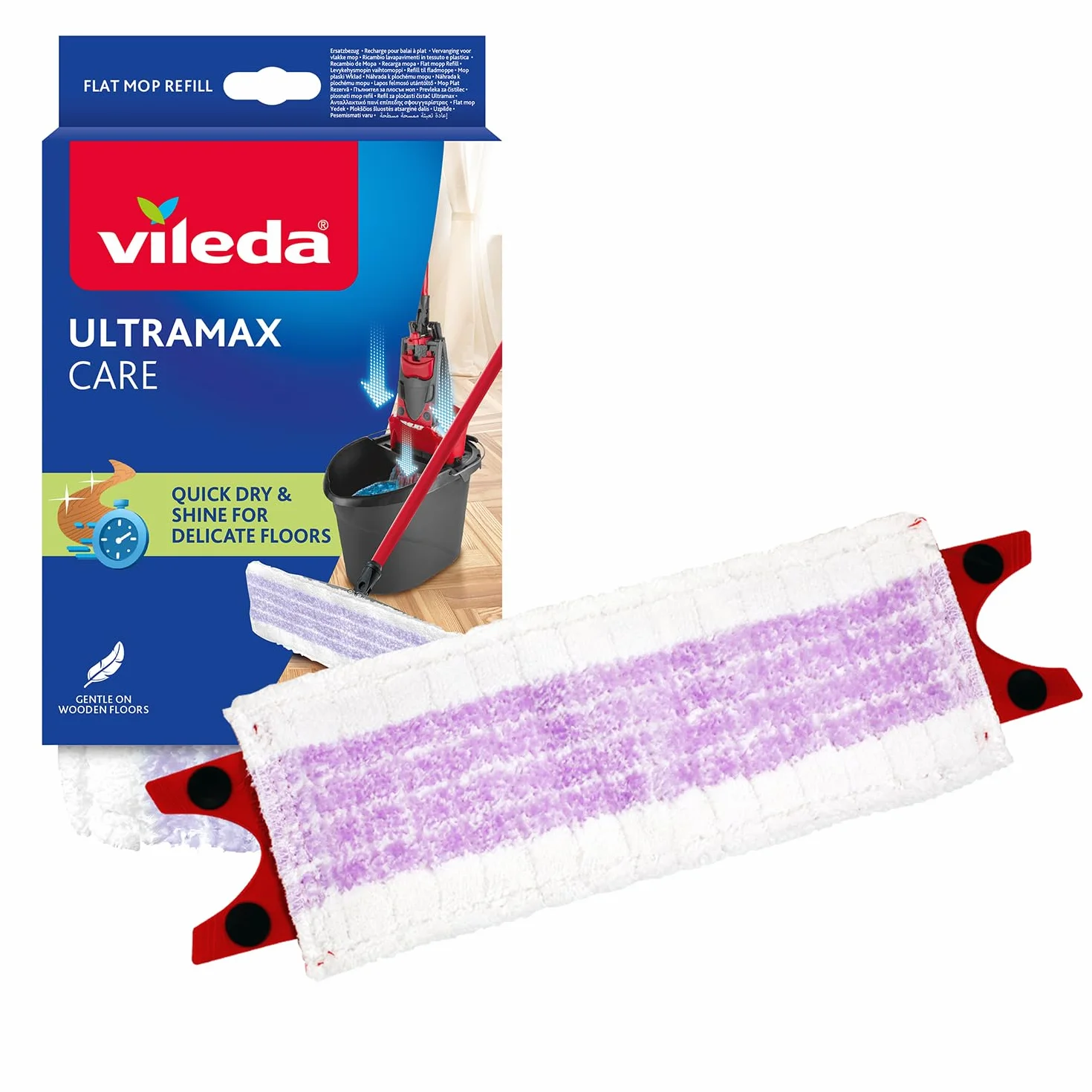 Vileda Wymiana Mopa do szorowania Ultramax Care (1 sztuka)