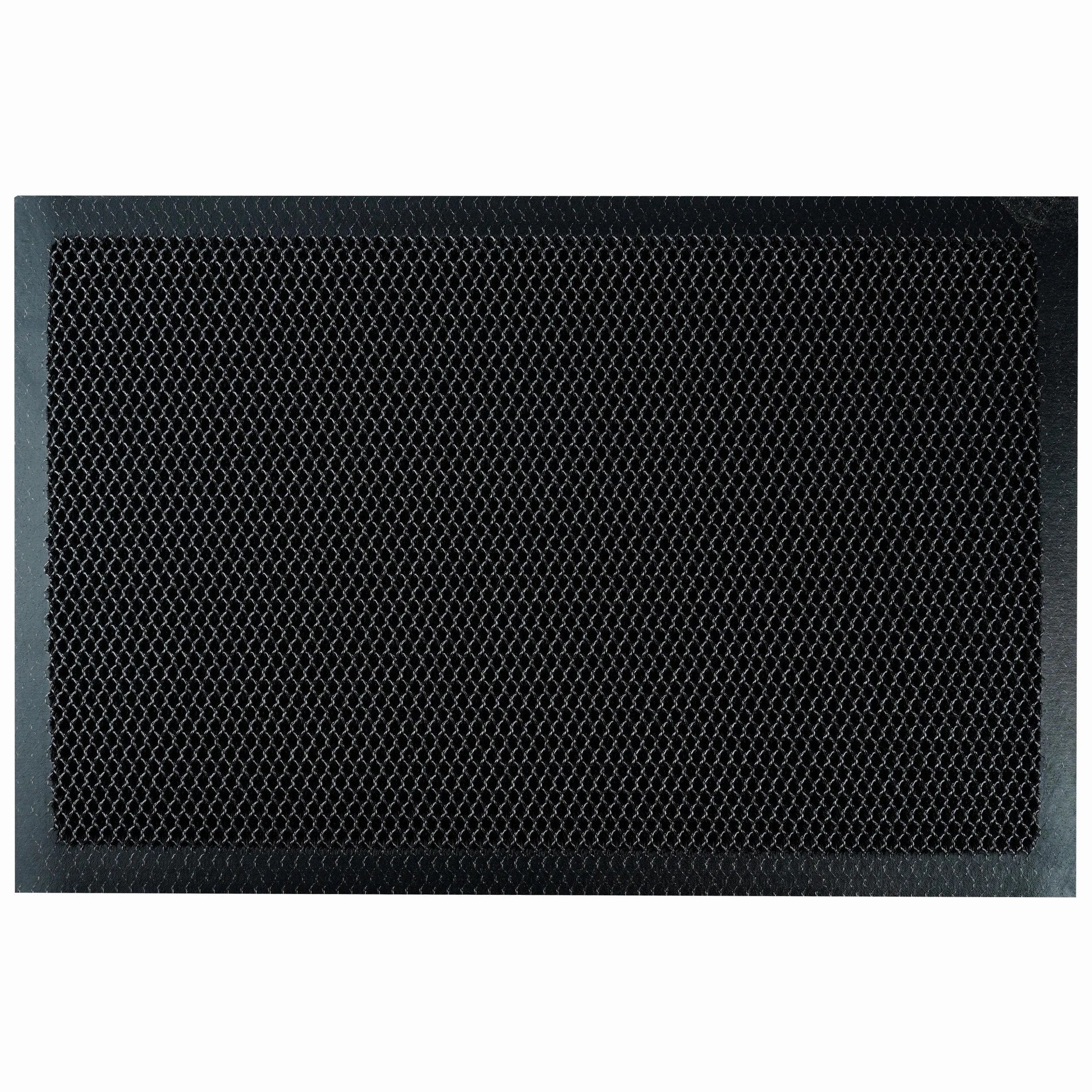 Wycieraczka wejściowa PVC 40x60 cm wewnętrzna zewnętrzna antypoślizgowa 3D pod Drzwi do Butów czarna łatwe Czyszczenie