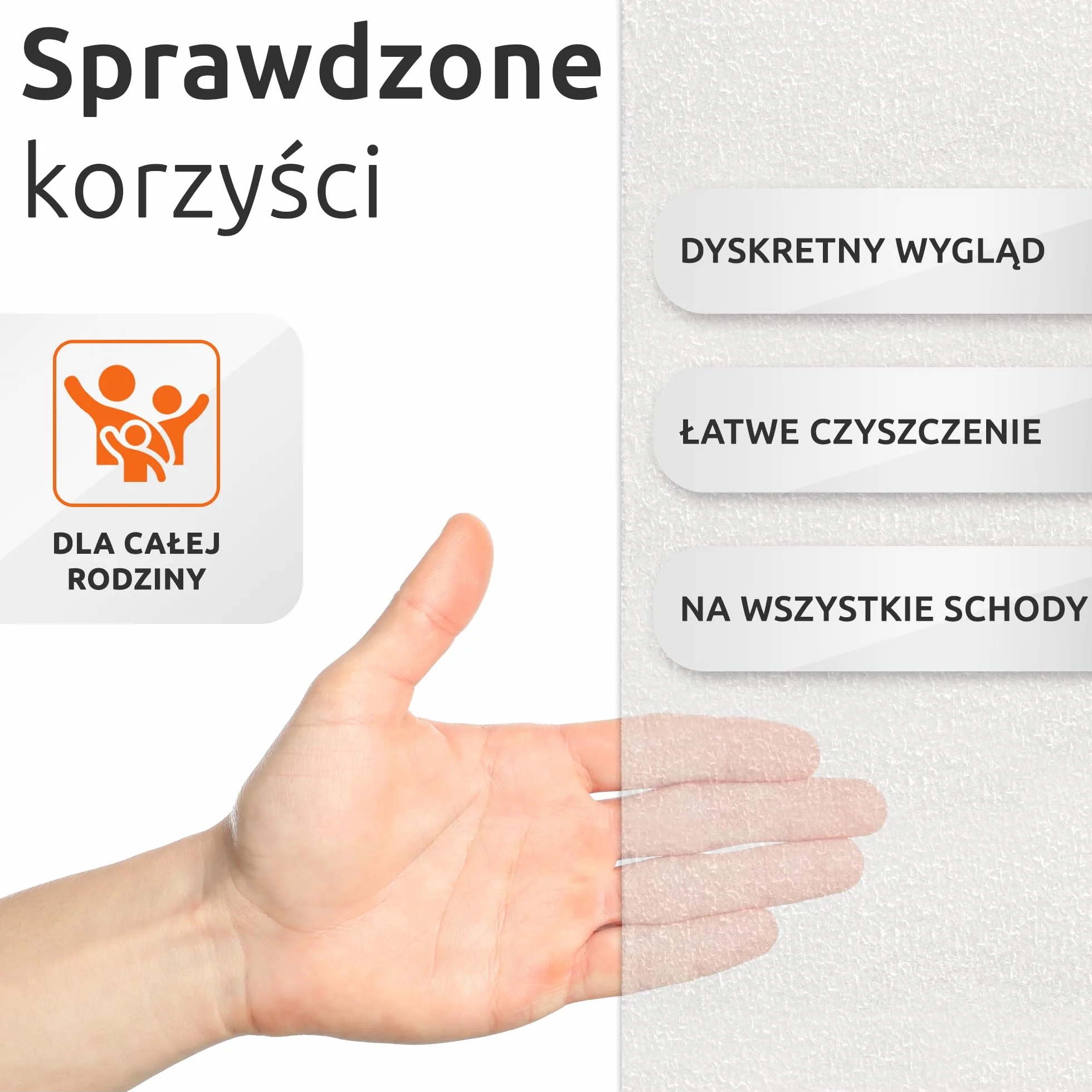 ECENCE 16x Antypoślizgowe Stopnie Schodów Samoprzylepne Maty do Schodów Transparentne Stopnie Schodów dla Ochrony Schodów Zapobiega Poślizgnięciom 60cm/23,6inch