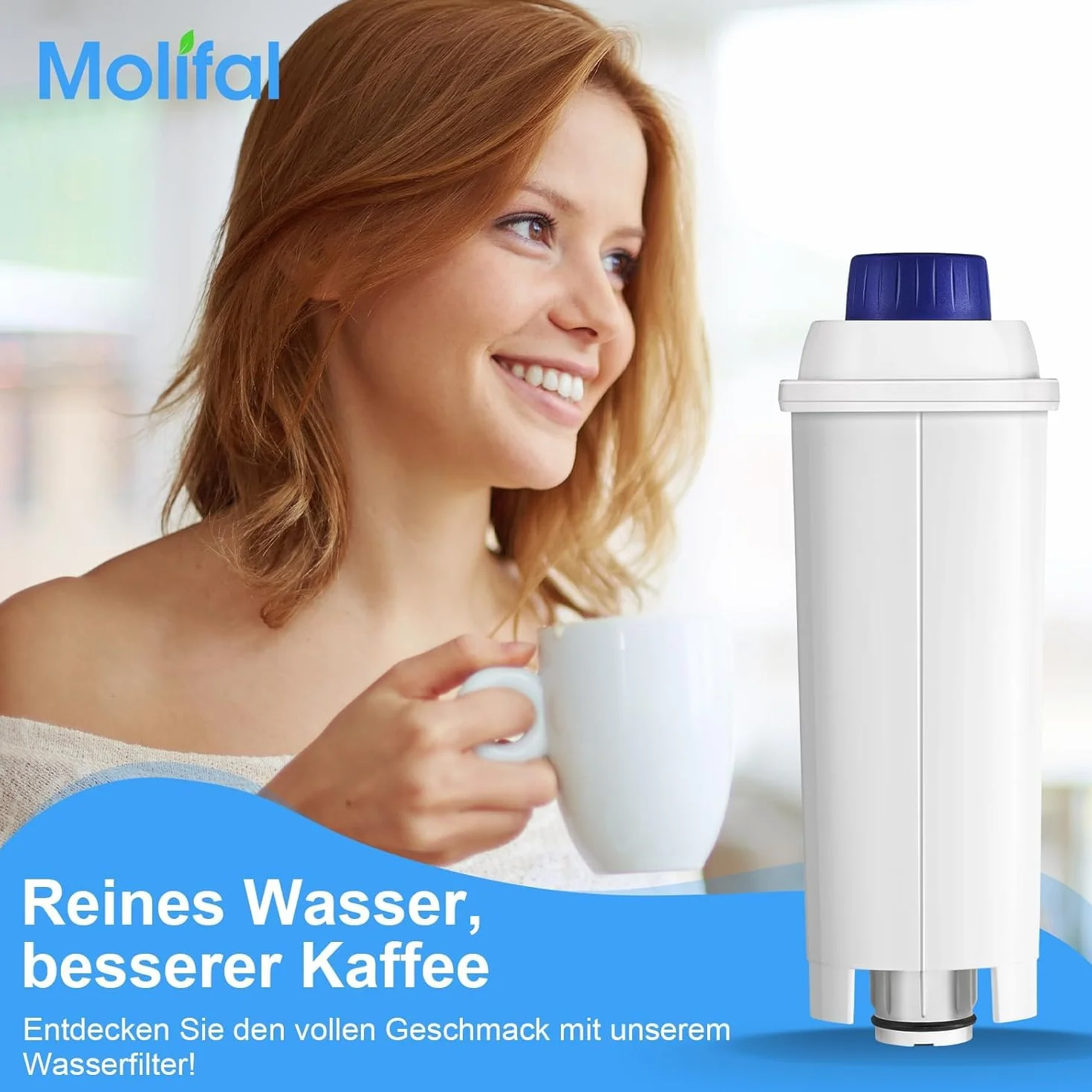 Filtr do wody, zamiennik do ekspresów do kawy Delonghi DLSC002, kompatybilny z ekspresami do kawy Delonghi Dinamica, Magnifica S, Eletta Explorer, ETAM Autentica EPAM i serii ECAM (8)