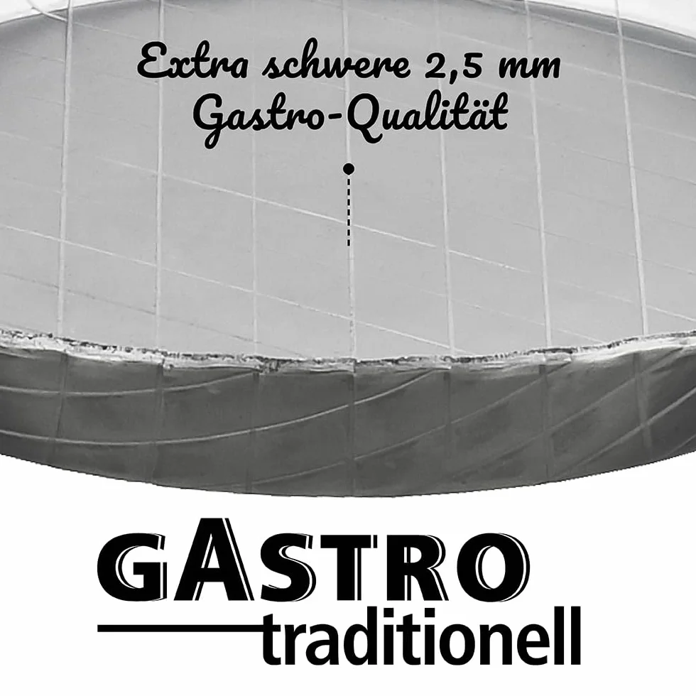Żelazna patelnia kuta, zestaw 2 szt., srebrna