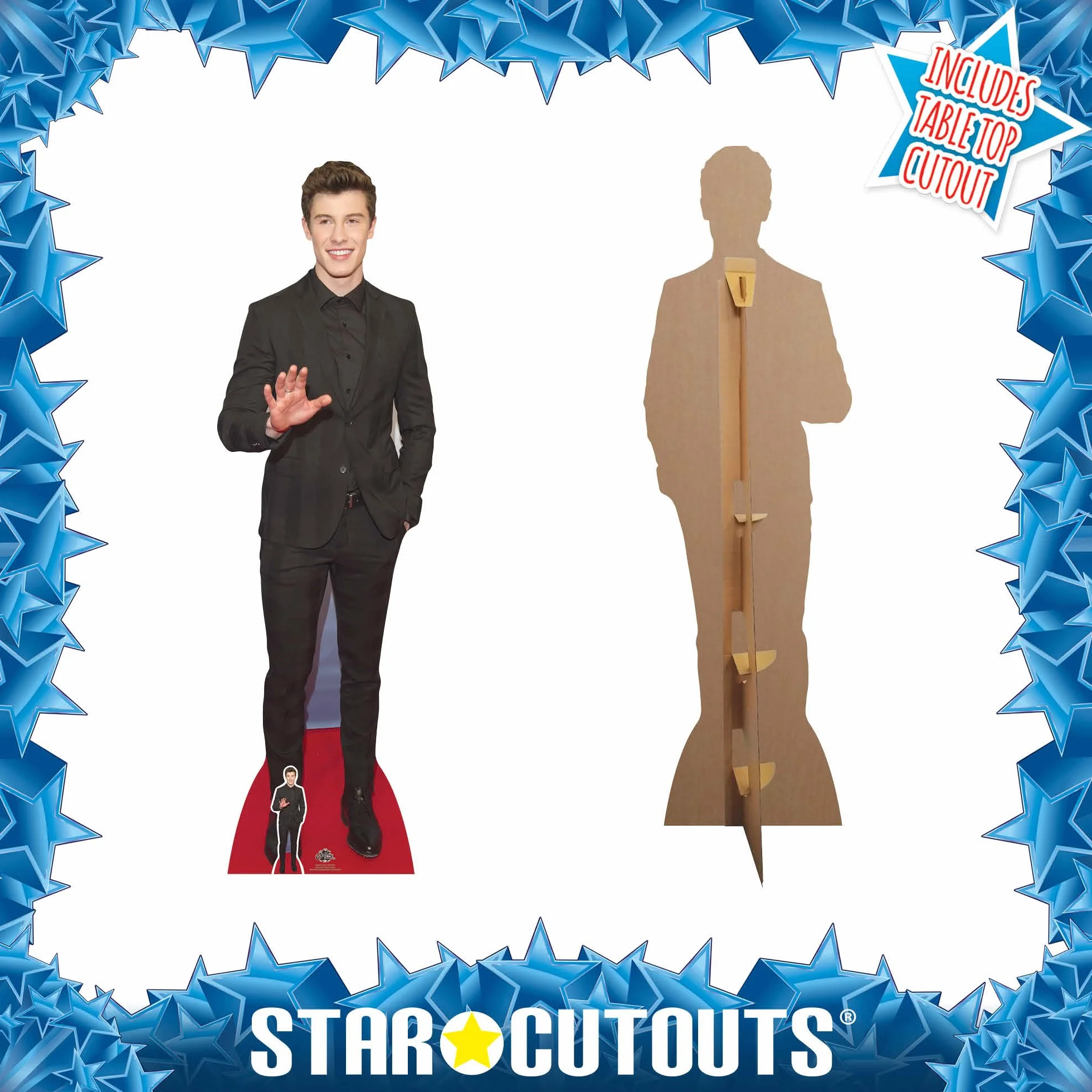 Star Cutouts Ltd CS657 Shawn Mendes karton 185 x 56 x 185 cm