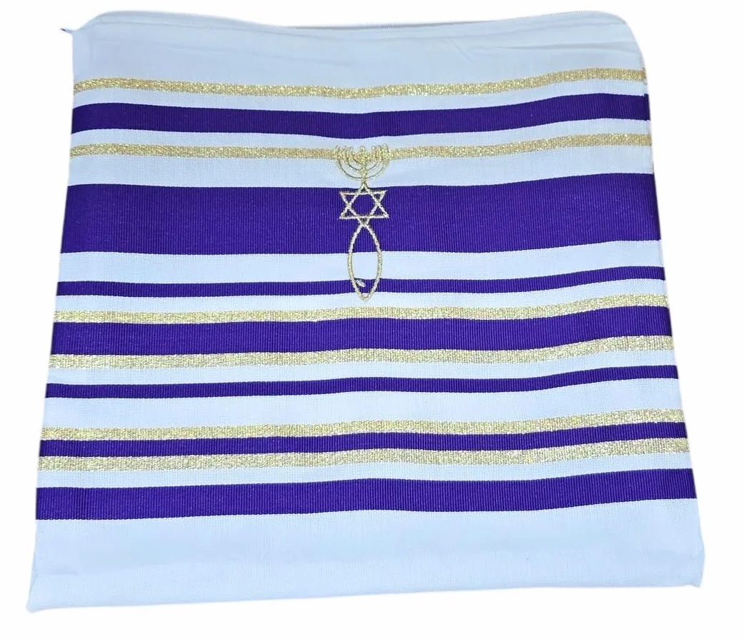 Szal modlitewny Messianic 183 cm 56 cm Betlehem Gifts TM