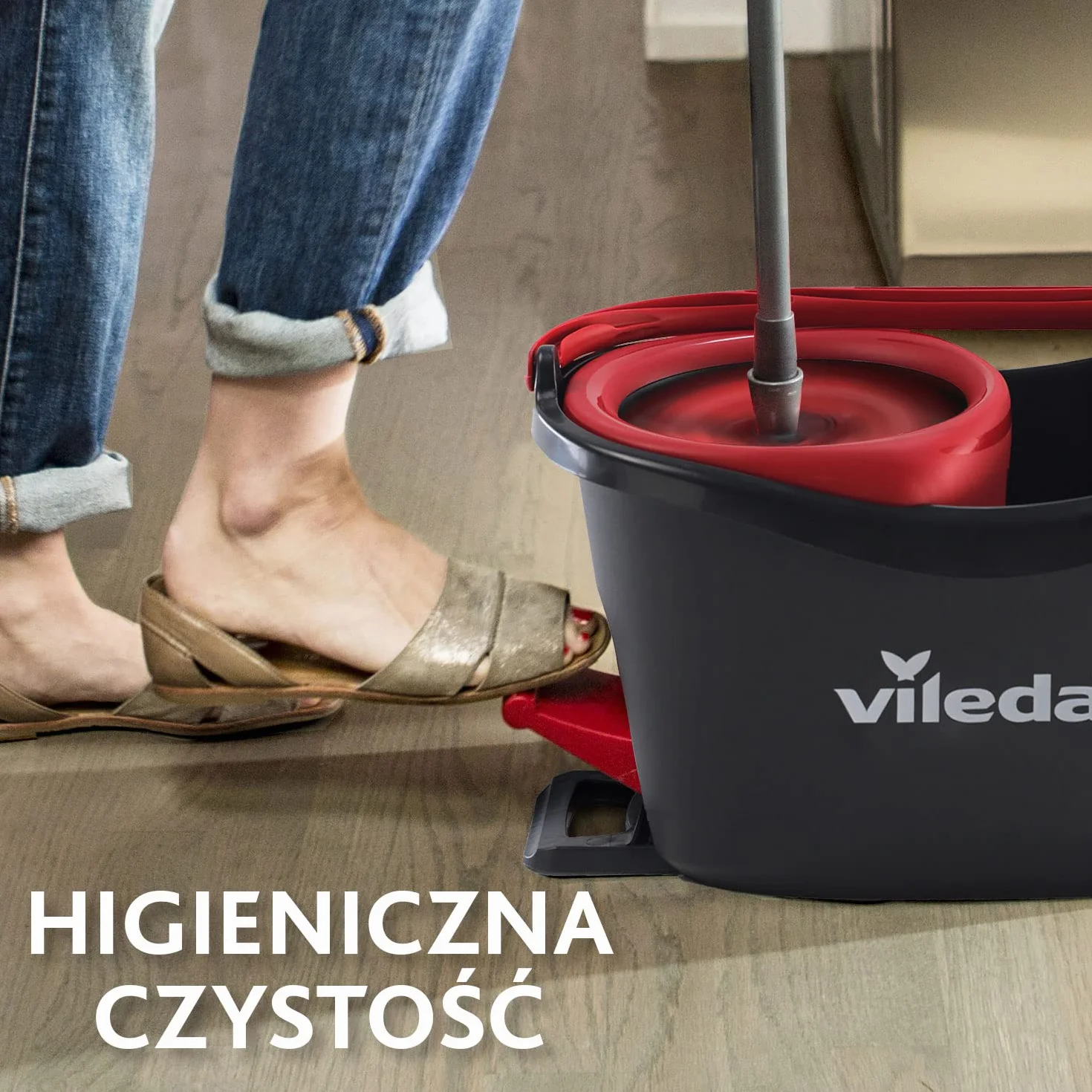 Vileda Wkład do mopa obrotowego Turbo Turbo 3w1 Mikrofibra