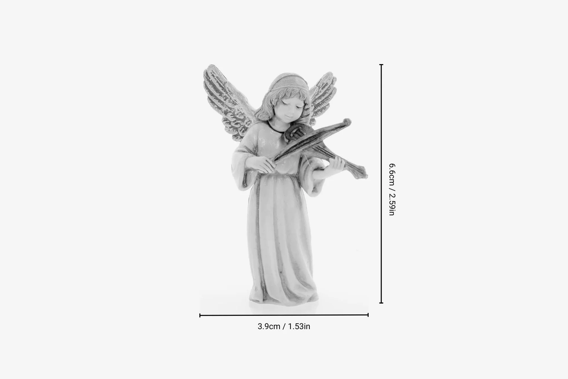 Moranduzzo Anioł z skrzypcami 11 cm len