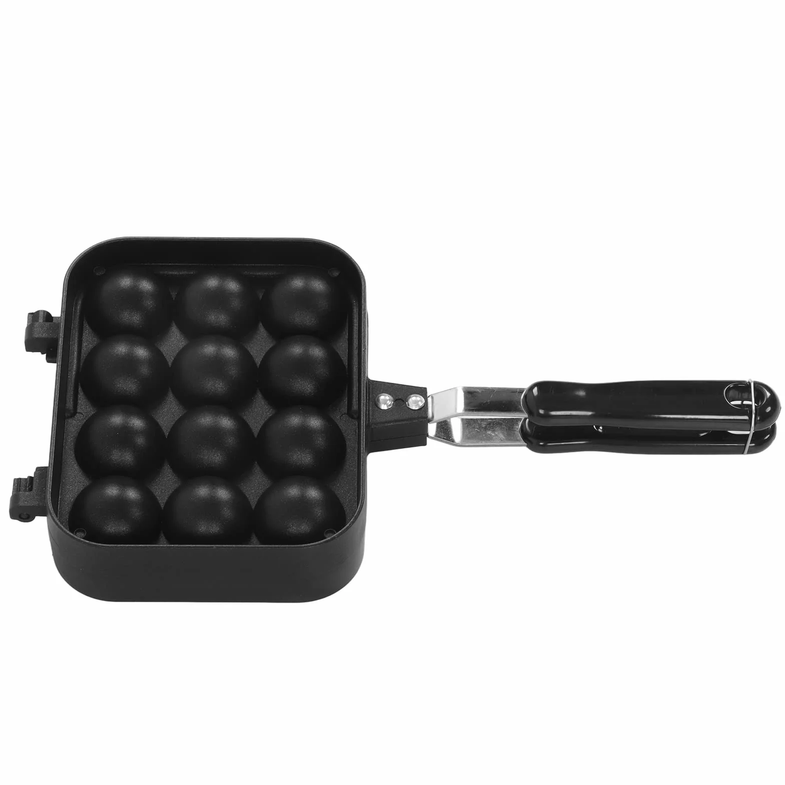 Fyearfly Takoyaki patelnia grillowa 12-otworowa dwustronna forma do gotowania