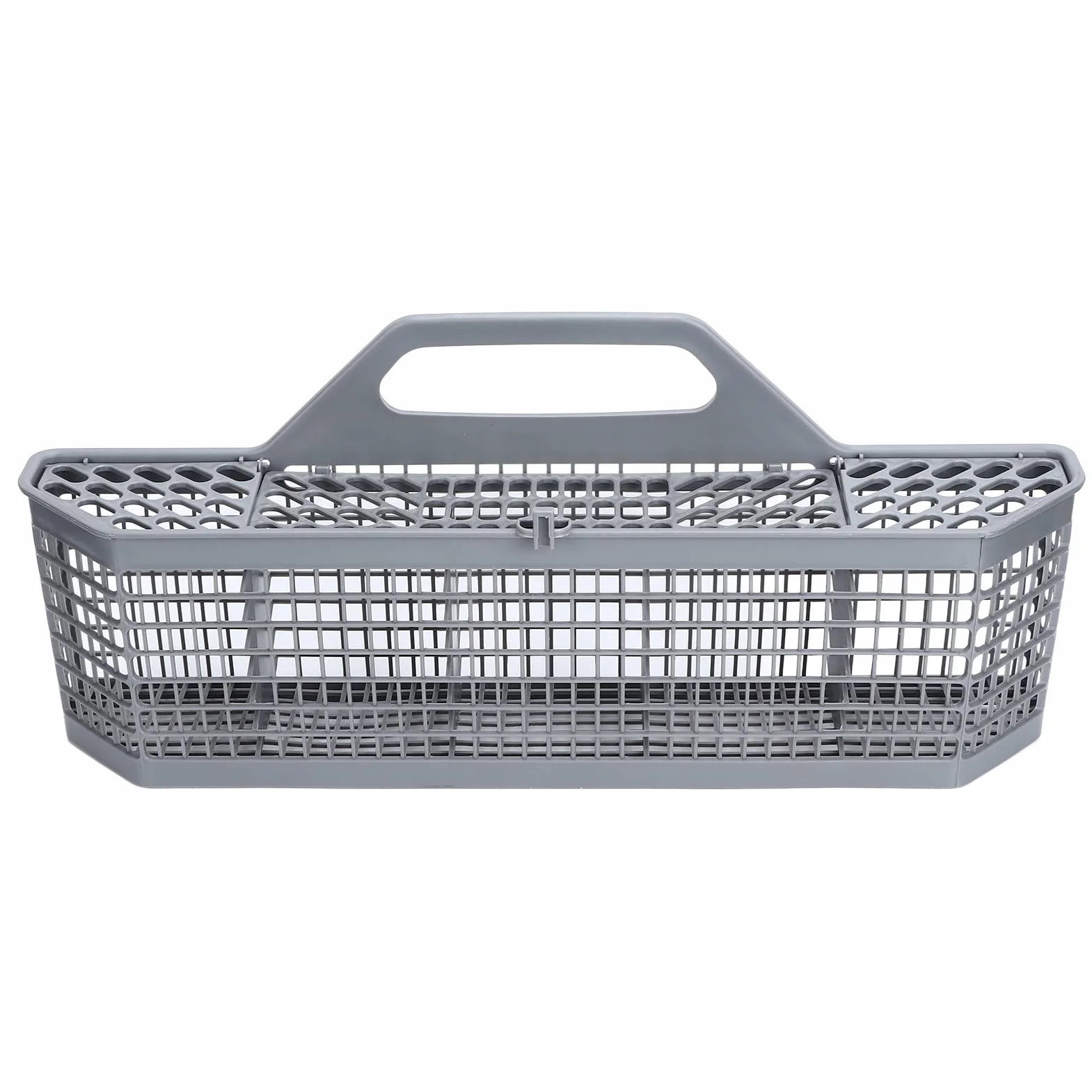 Kosz do przechowywania sztućce, plastikowy, uniwersalny, dla zmywarki WD28X10128, konstrukcja z otwartą siatką
