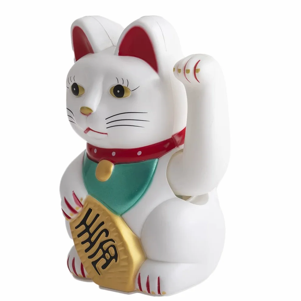 Kot Maneki Neko Ruszające Się Ramię Szczęśliwy Kot