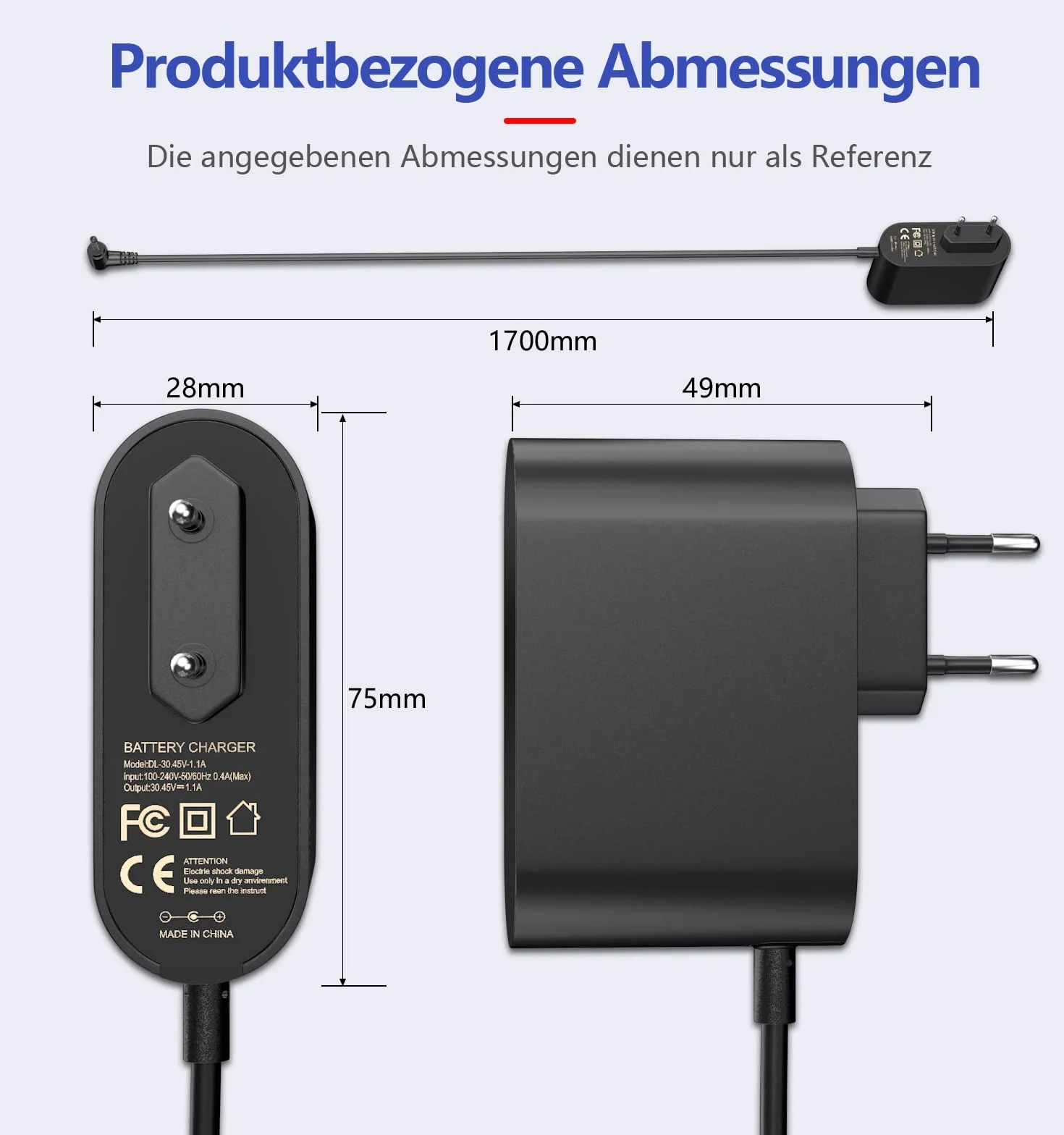 Kabel ładujący V10 ładowarka 30,45V zasilacz Kompatybilny z Dyson V10 V11 V12 V15 SV12 SV14 SV15 SV16 SV20 SV22 Absolute Animal Motorhead części zamienne Adapter do odkurzacza Vacuum Cleaner