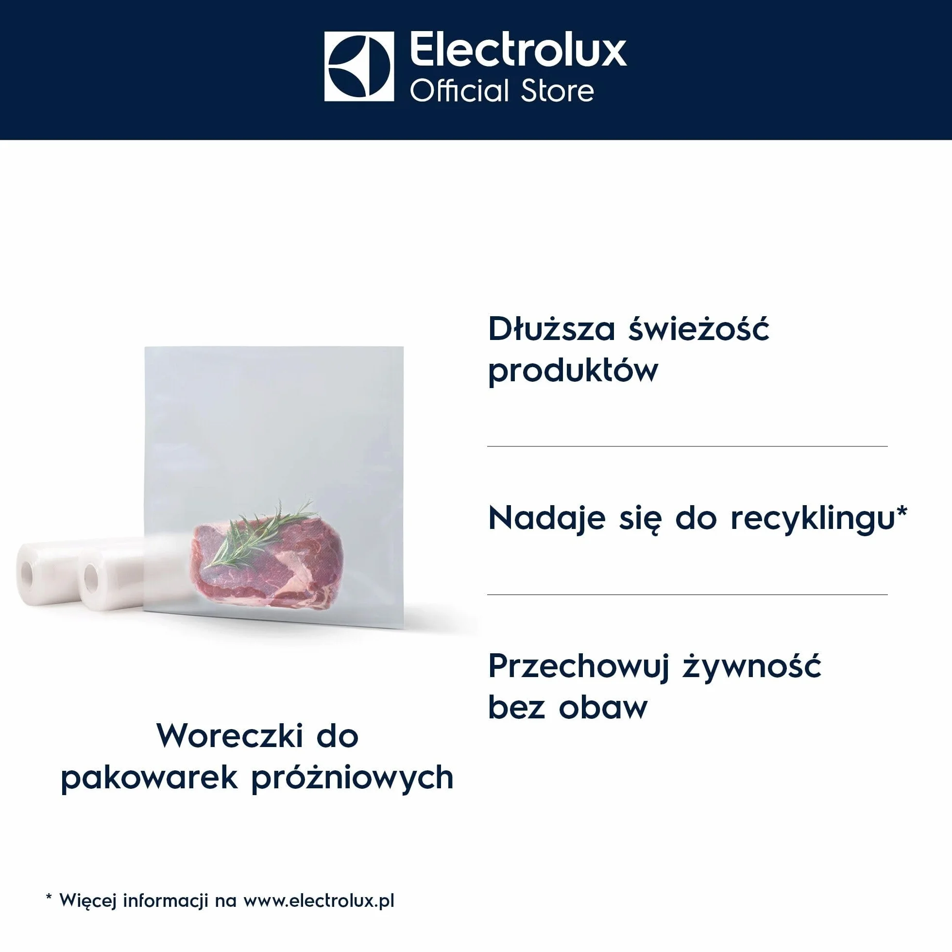 Electrolux EVSRR1 Rolki zgrzewarki próżniowe, przezroczyste