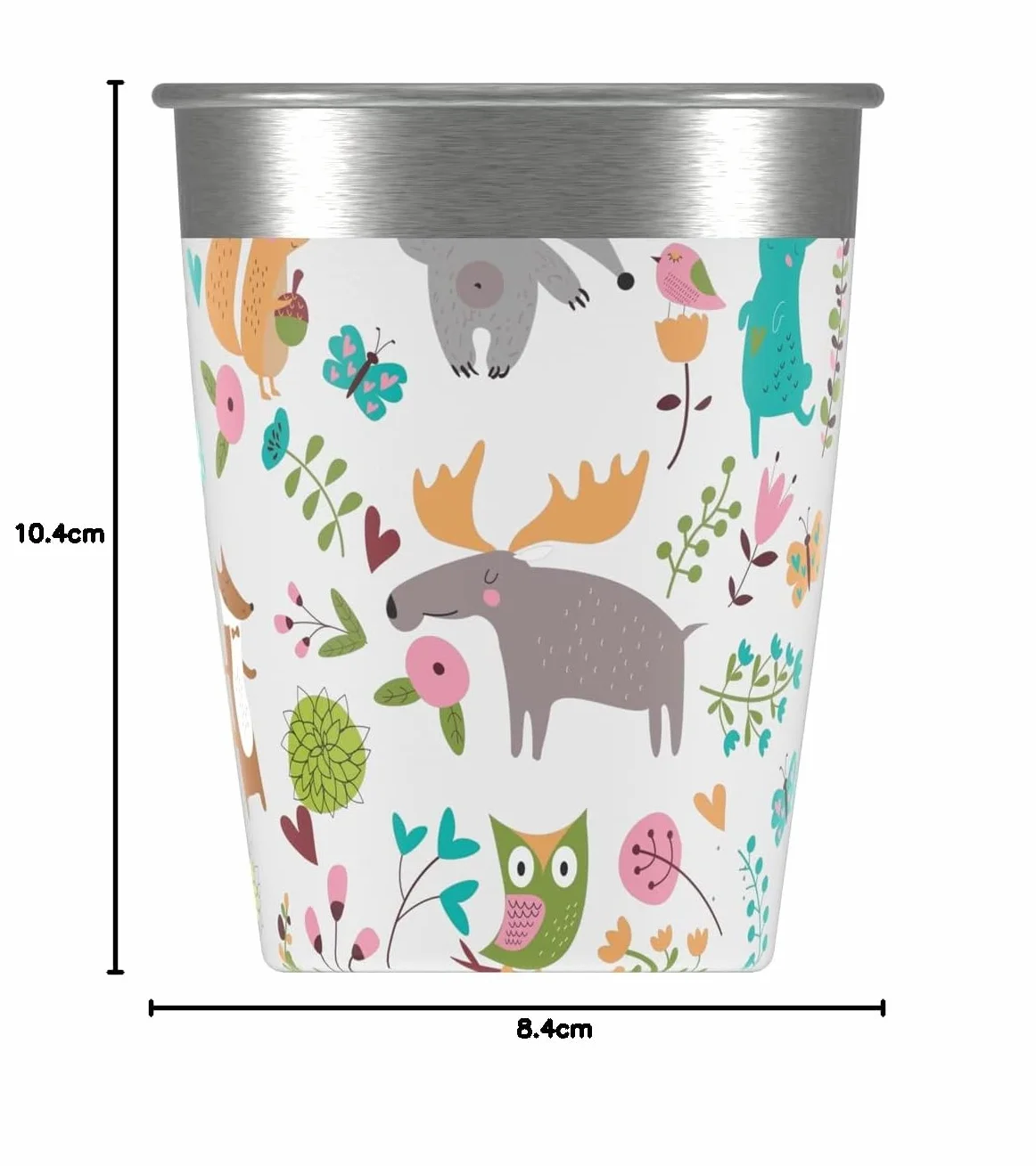 SIGG Zestaw Kubków Ze Stali Nierdzewnej Dla Dzieci 4 x 0,35 l