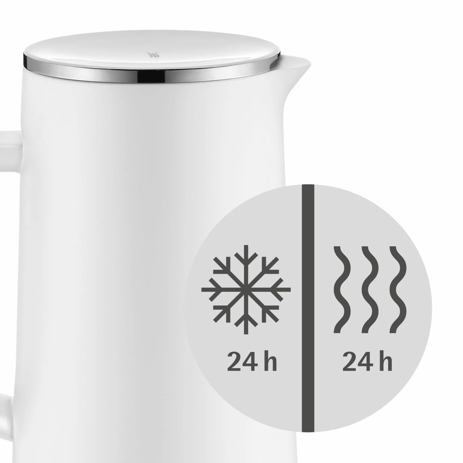 WMF Termos próżniowy Impuls Twist Lock 1,0 l biały