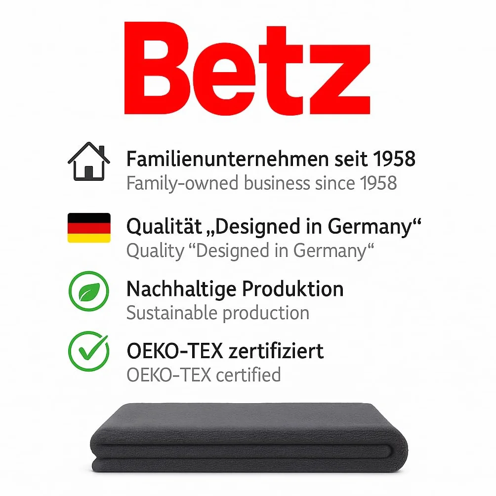Betz Ręcznik kąpielowy duży XXL Berlin 100 x 200 cm 100% bawełna grafitowy