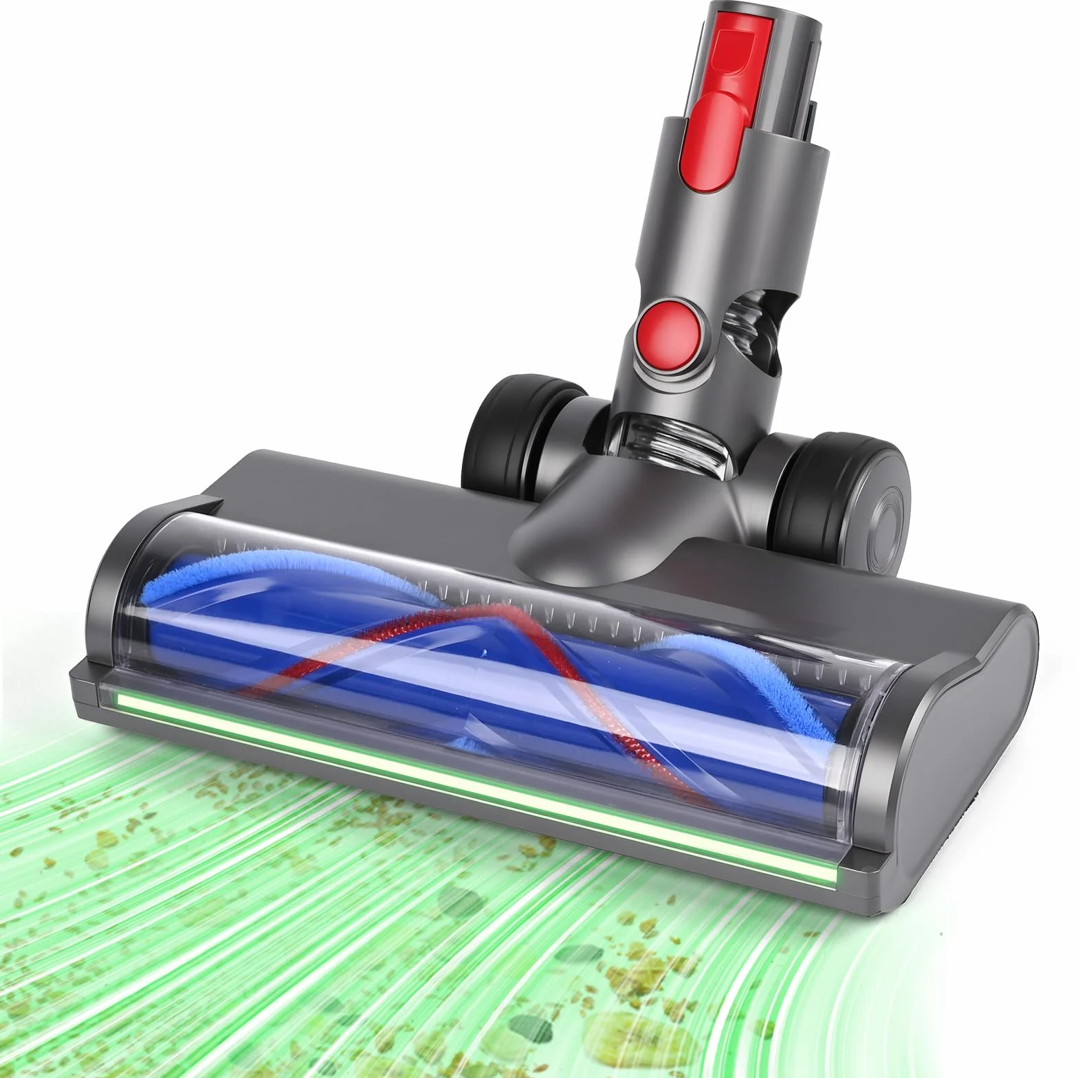 Szczotka Dyson V7 V8 V10 V11 V15 wykrywanie kurzu wymienna głowica do podłóg parkietu