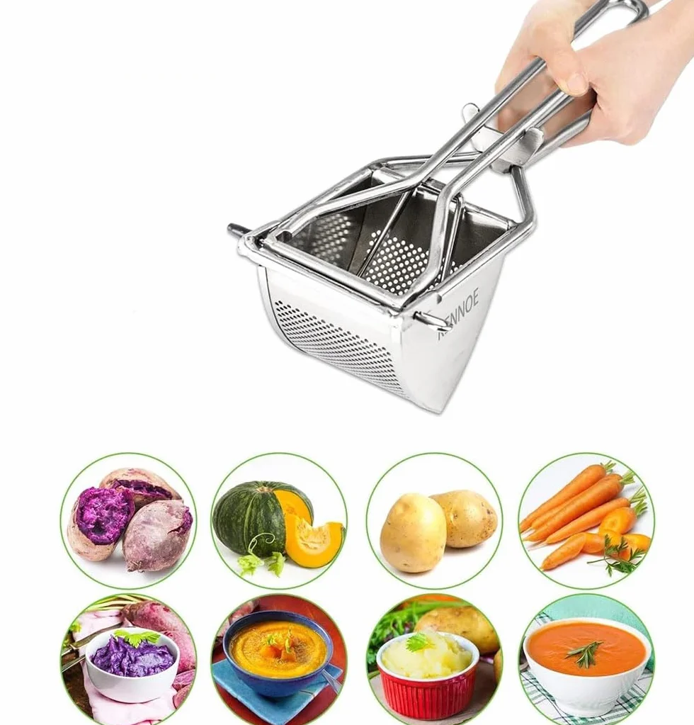 Praska do ziemniaków ze stali nierdzewnej profesjonalna do purée